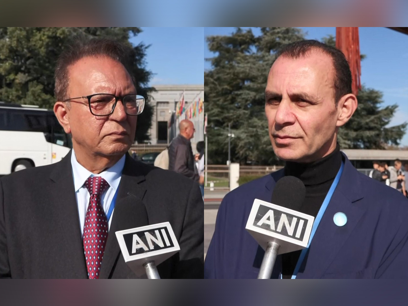 Shaukat Ali Kashmiri (L) and Jamil Maqsood (R) (Photo: ANI)