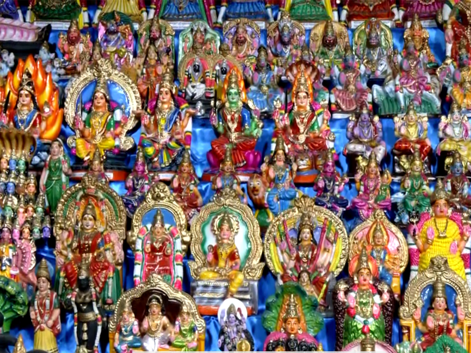 7400 figurines Bommakolu display in Thiruvananthapuram (Photo: ANI)