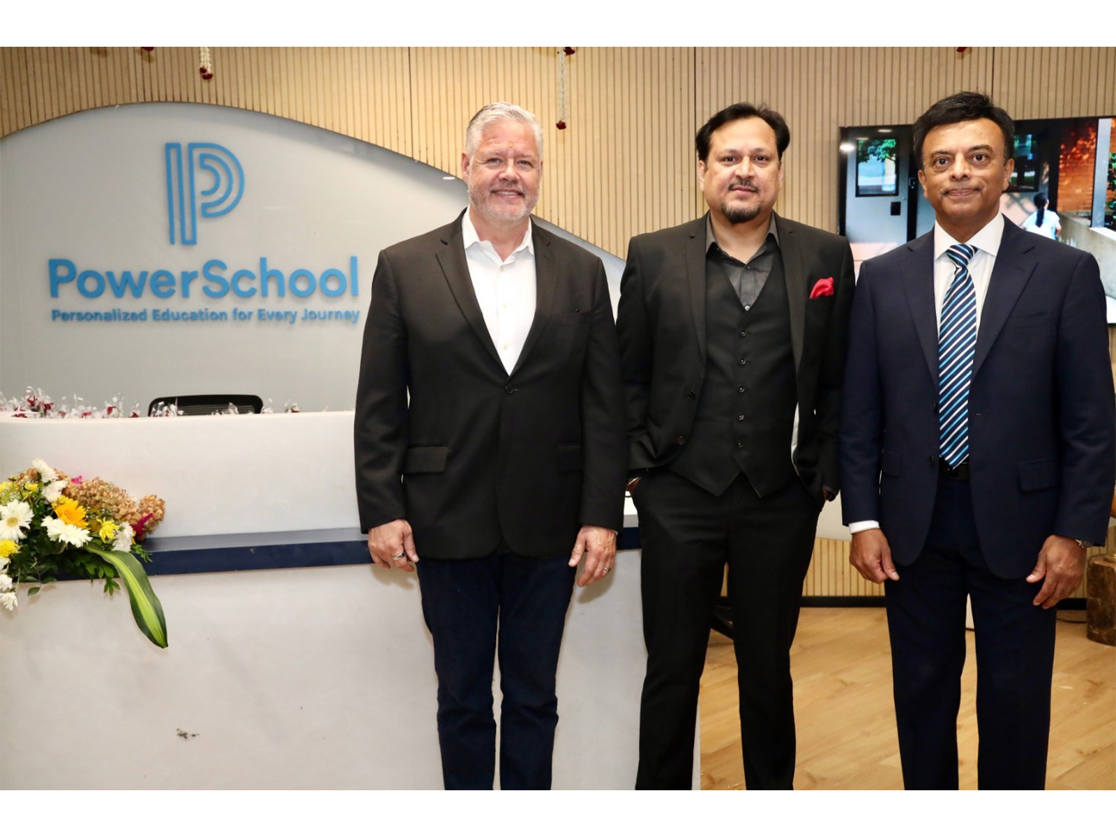 L to R: Grayson Williams - Chief Information Officer PowerSchool, Apoorav Nischal - Managing Director and Country Head PowerSchool, Devendra Singh - Chief Technology Officer PowerSchool