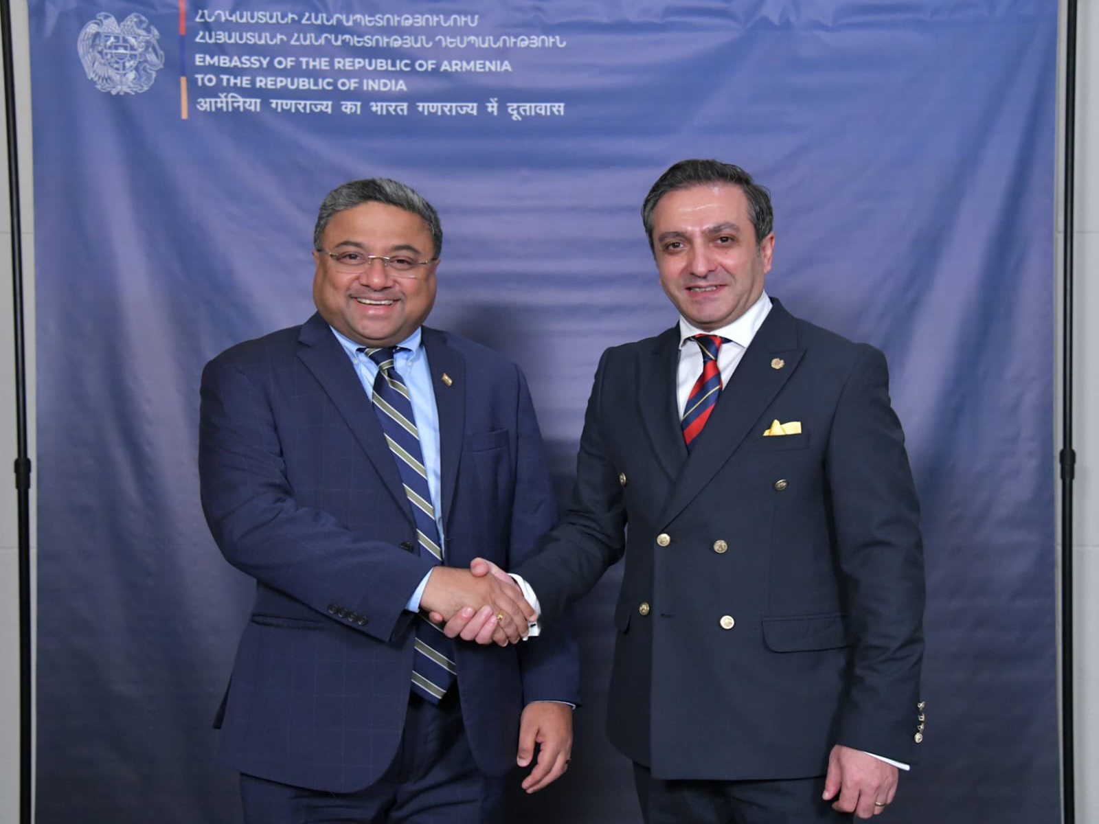 Secretary (West) Sibi George at the National Day Celebrations of Armenia (Photo/ X@MEAIndia)