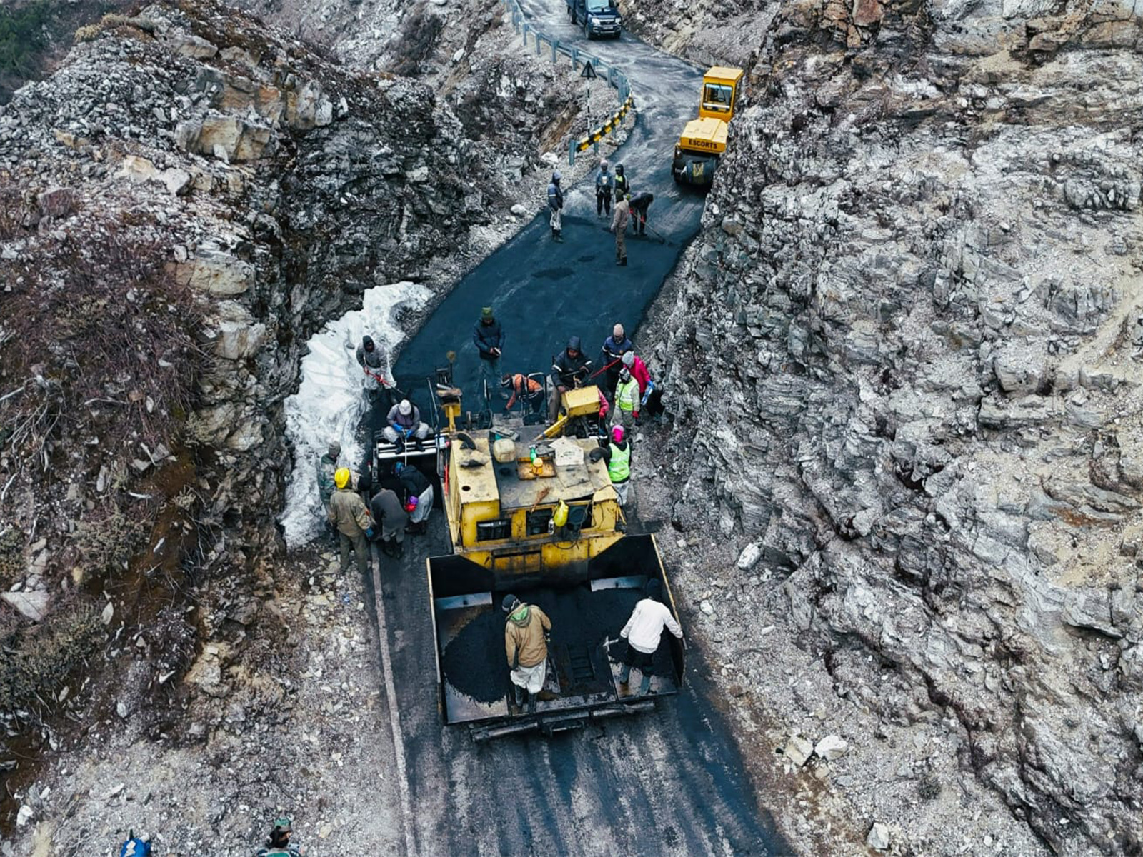 Project Swastik of BRO (Photo/X@BROindia) Project Swastik of BRO (Photo/X@BROindia)