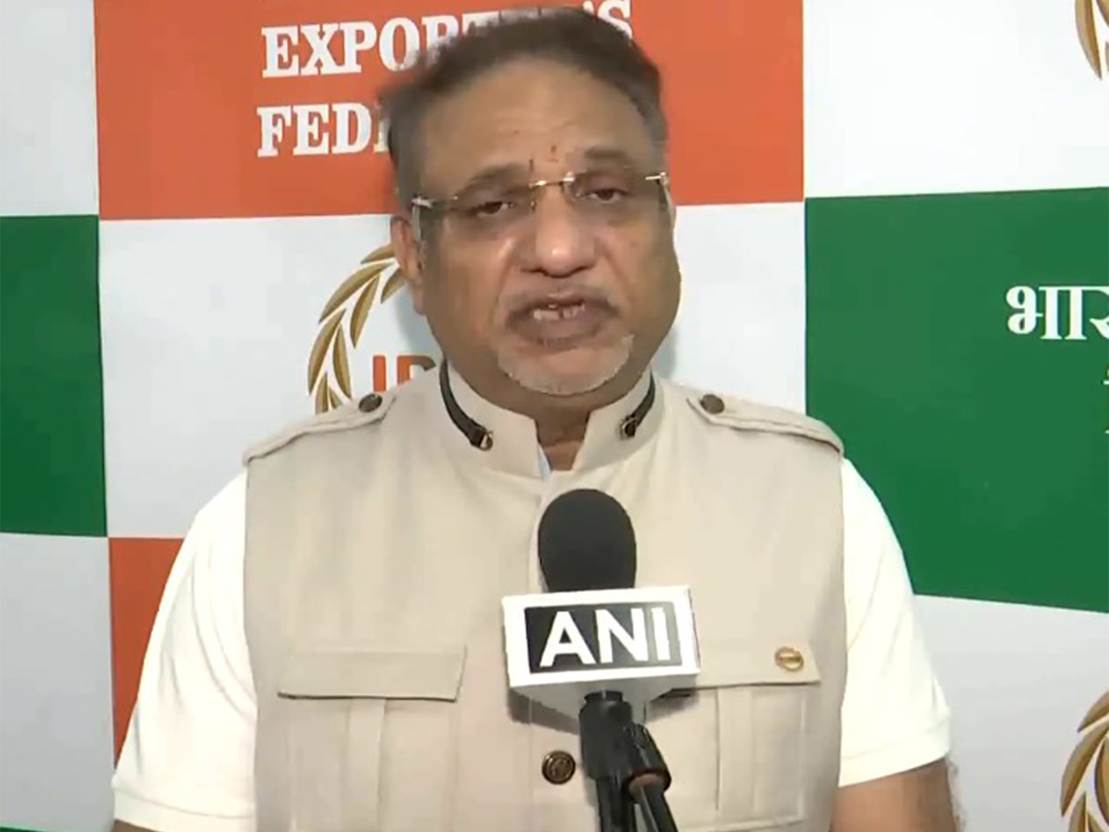 Prem Garg, National President of the Indian Rice Exporters Federation (IREF) and Chairman of Shri Lal Mahal Group (Photo/ANI)