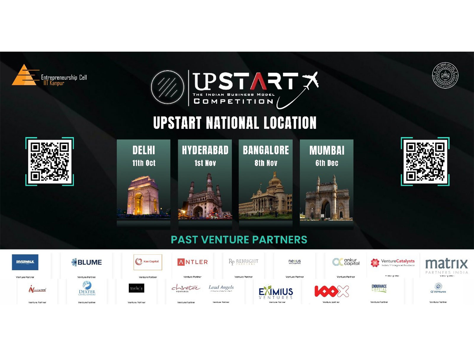 IIT Kanpur’s Entrepreneurship Cell Announces UpStart 2025: Flagship Pitching Event Across 4 Cities IIT Kanpur’s Entrepreneurship Cell Announces UpStart 2025: Flagship Pitching Event Across 4 Cities