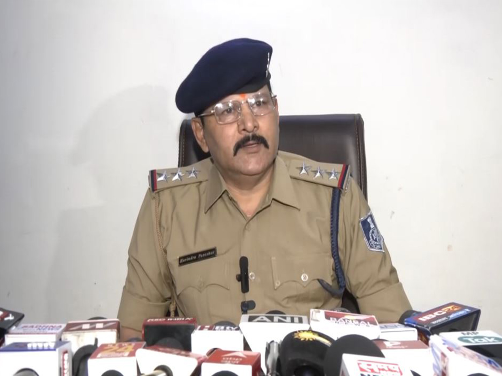 Station in-Charge of Central Kotwali, Ravindra Parashar (Photo/ANI) 