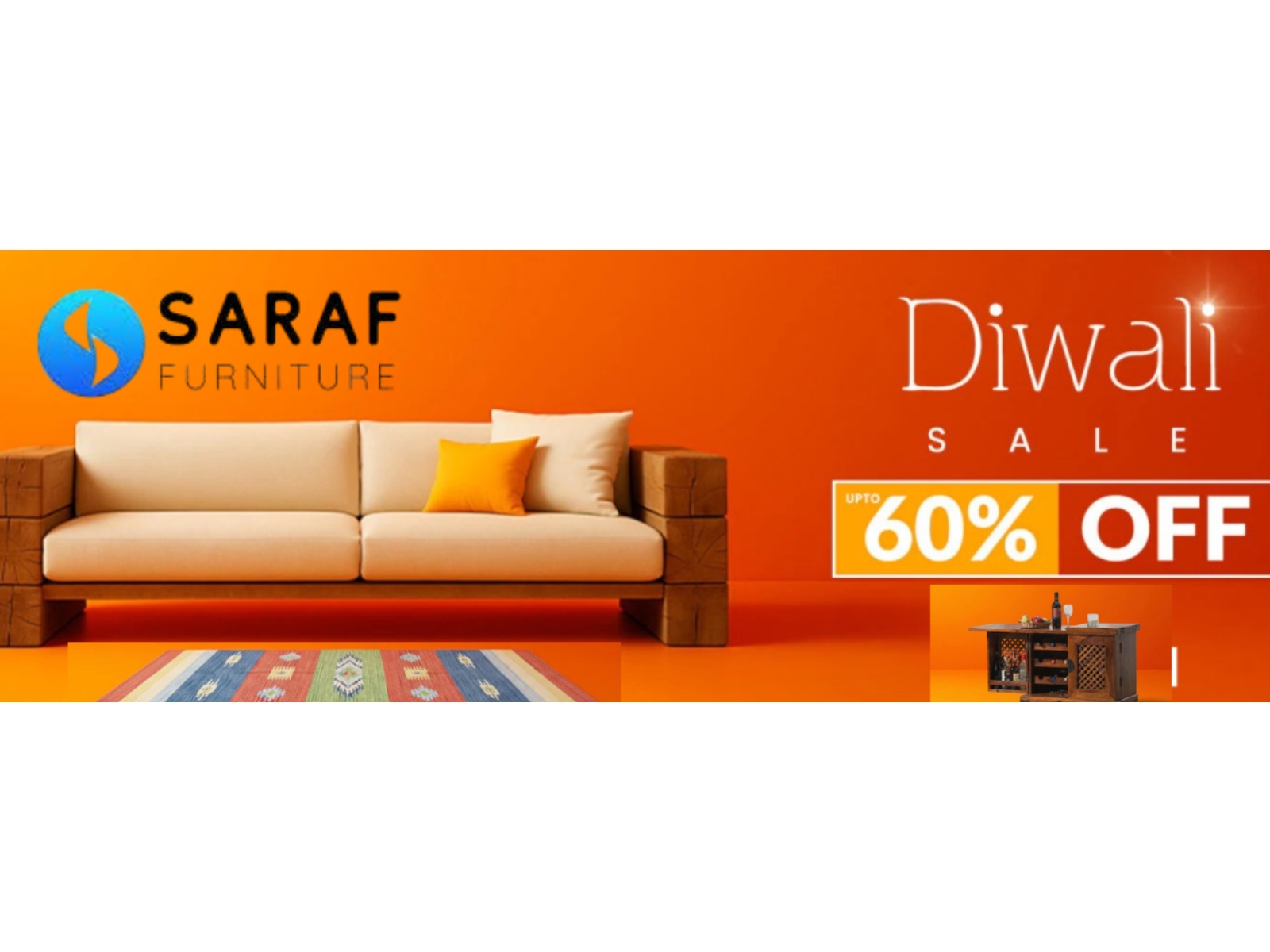 Saraf Furniture Diwali Sale – The Biggest Sale of the Year with Up to 60% Off