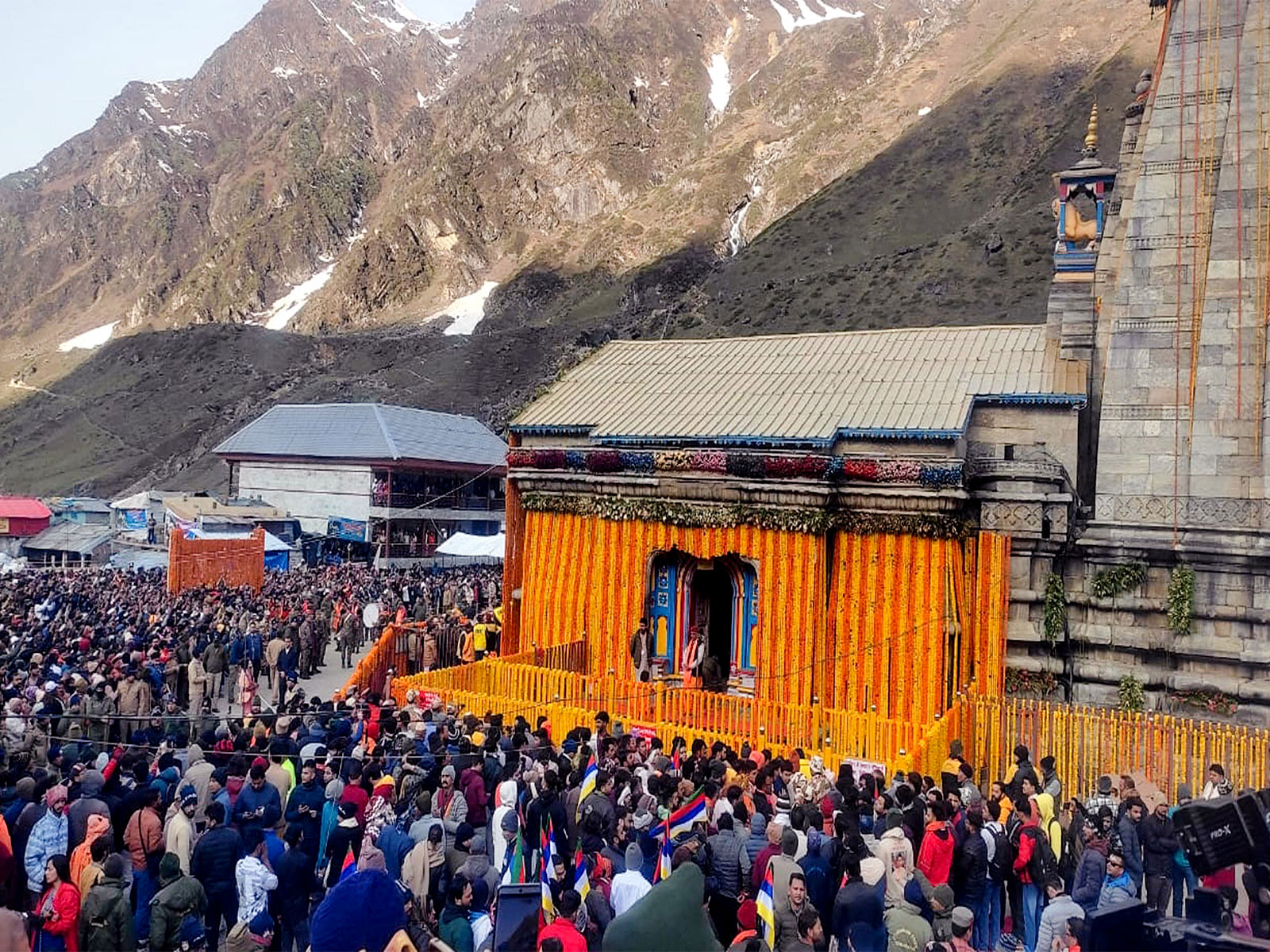 Kedarnath Dham in Rudraprayag (Photo/ANI) Kedarnath Dham in Rudraprayag (Photo/ANI)