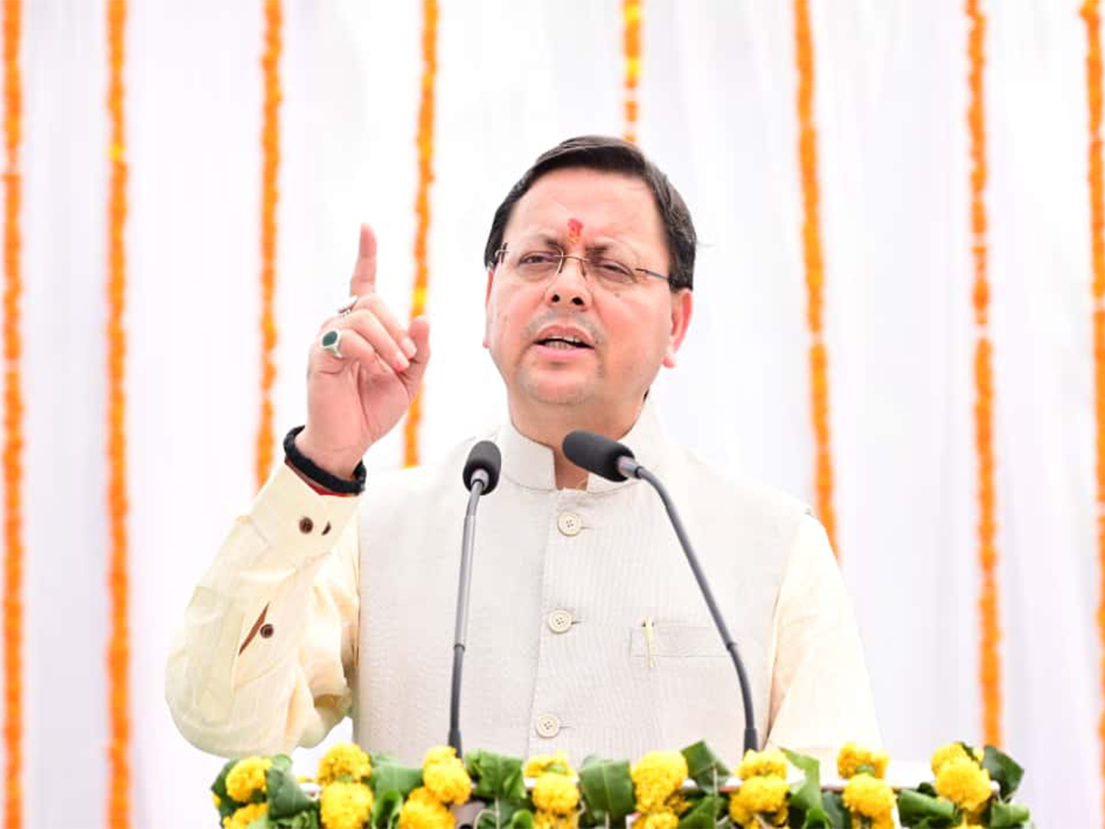 Uttarakhand Chief Minister Pushkar Singh Dhami. (Photo/ANI)