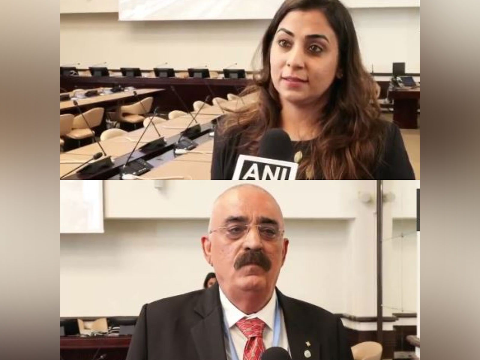 Human Rights Activist Divya Advani and Govind Gurbani, Founder-President and CEO of Sindhi Adhikar Manch, at a UNHRC side event in Geneva (Photo/ANI) Human Rights Activist Divya Advani and Govind Gurbani, Founder-President and CEO of Sindhi Adhikar Manch, at a UNHRC side event in Geneva (Photo/ANI)