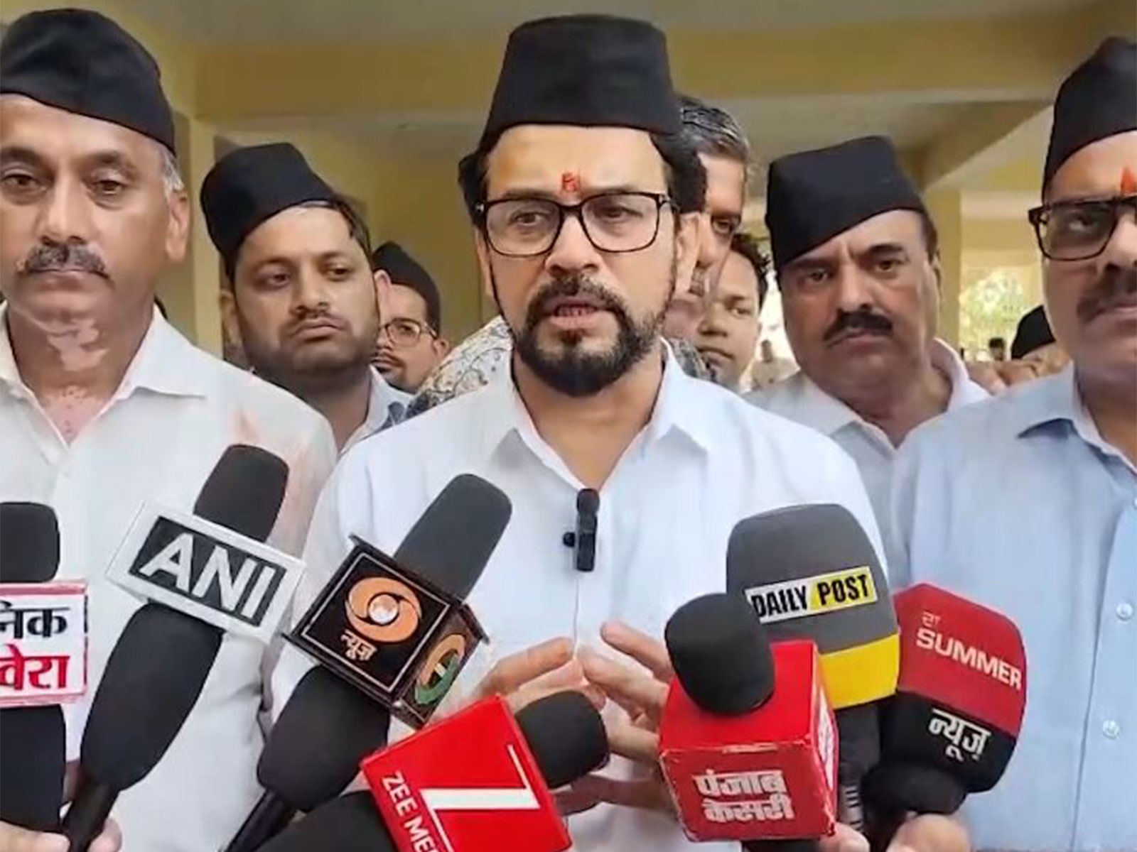 BJP leader Anurag Thakur (Photo/ANI) BJP leader Anurag Thakur (Photo/ANI)