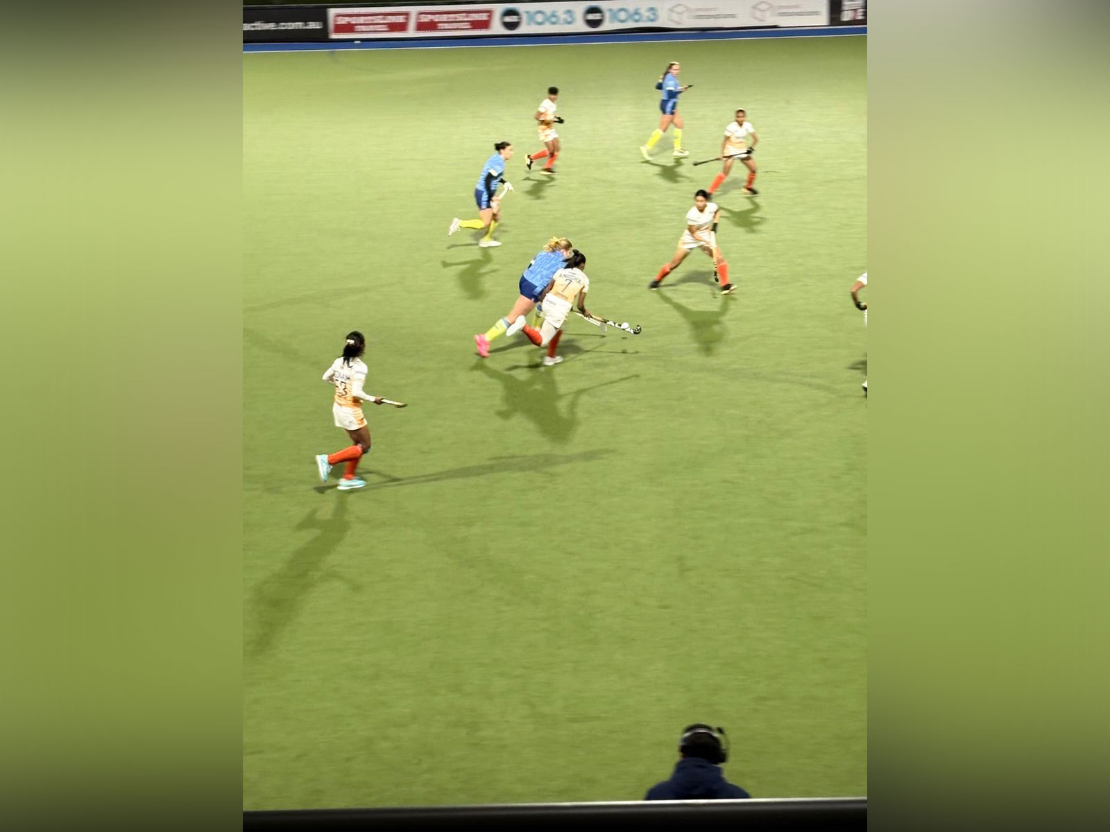 Players in action during the match (Photo: Hockey India) 