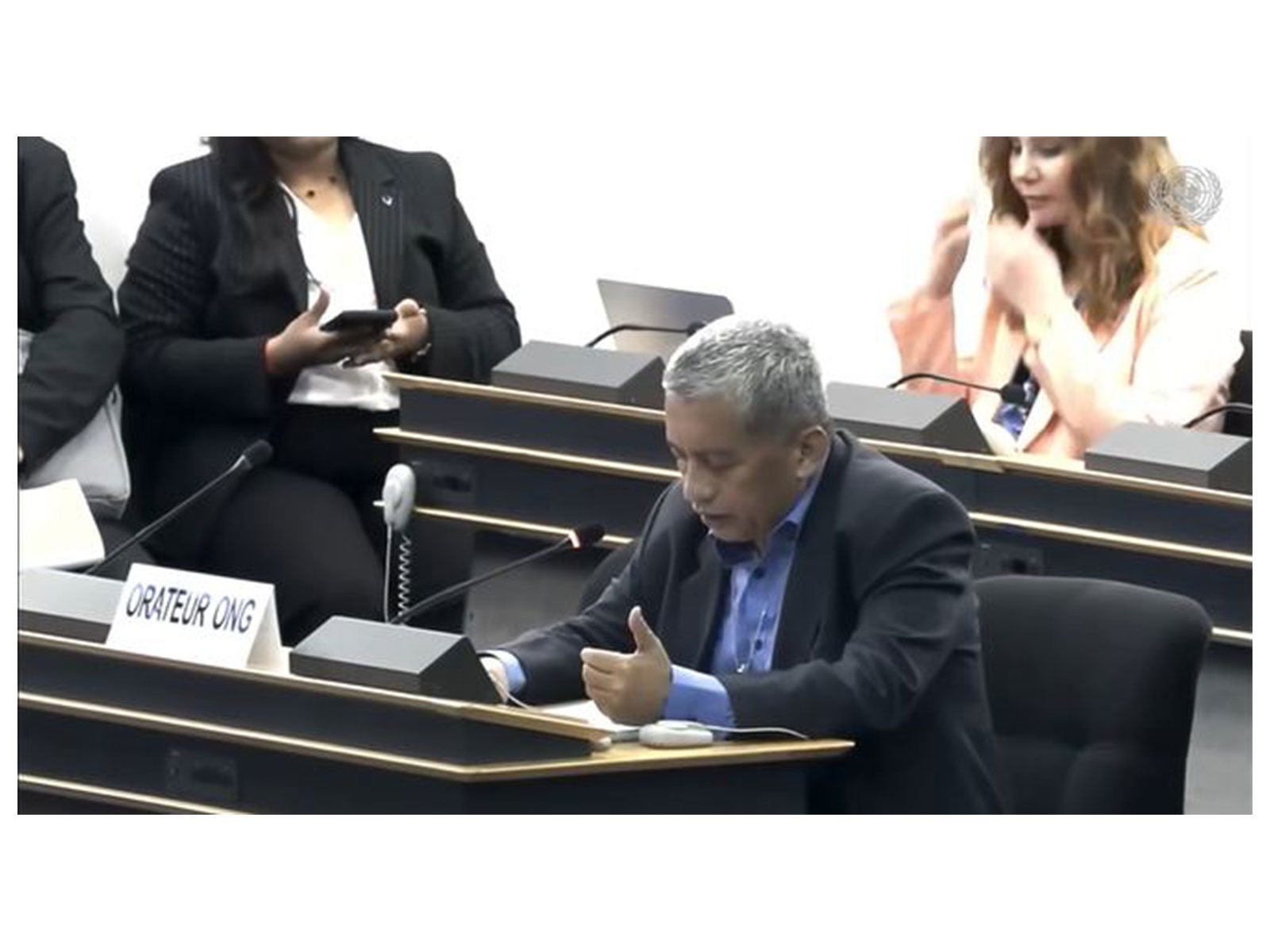Suhas Chakma, Director of the Rights and Risks Analysis Group (RRAG), addresses the UN Human Rights Council in Geneva (Photo/Facebook) Suhas Chakma, Director of the Rights and Risks Analysis Group (RRAG), addresses the UN Human Rights Council in Geneva (Photo/Facebook)