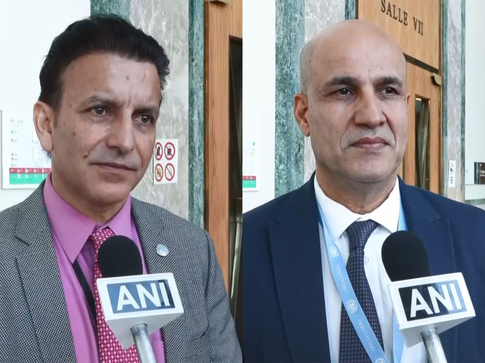 UKPNP leader Nasir Aziz Khan (L); Pashtun political activist Fazal-ur-Rehman Afridi (R) (Photo/ANI) 