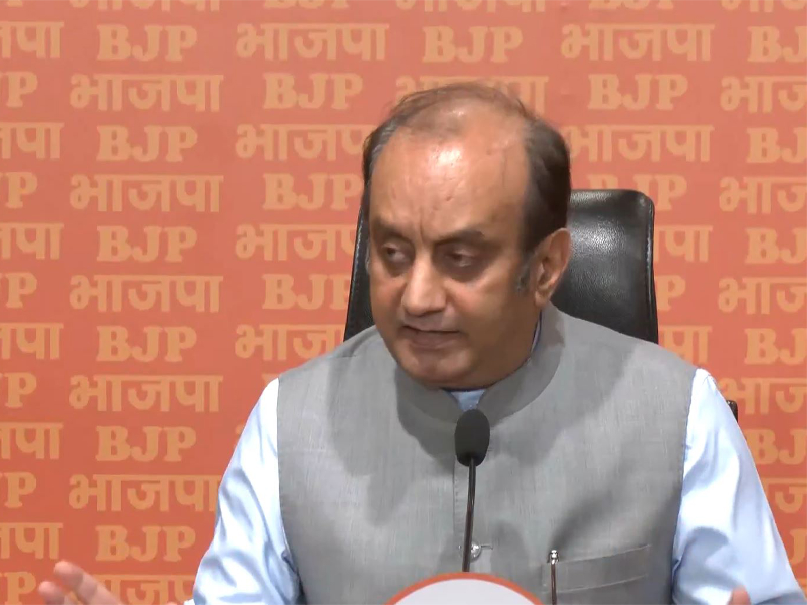 Bharatiya Janata Party MP Sudhanshu Trivedi (Photo/ANI)
