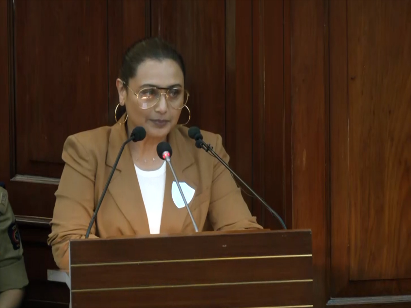 Actor Rani Mukerji (Image source: ANI) Actor Rani Mukerji (Image source: ANI)