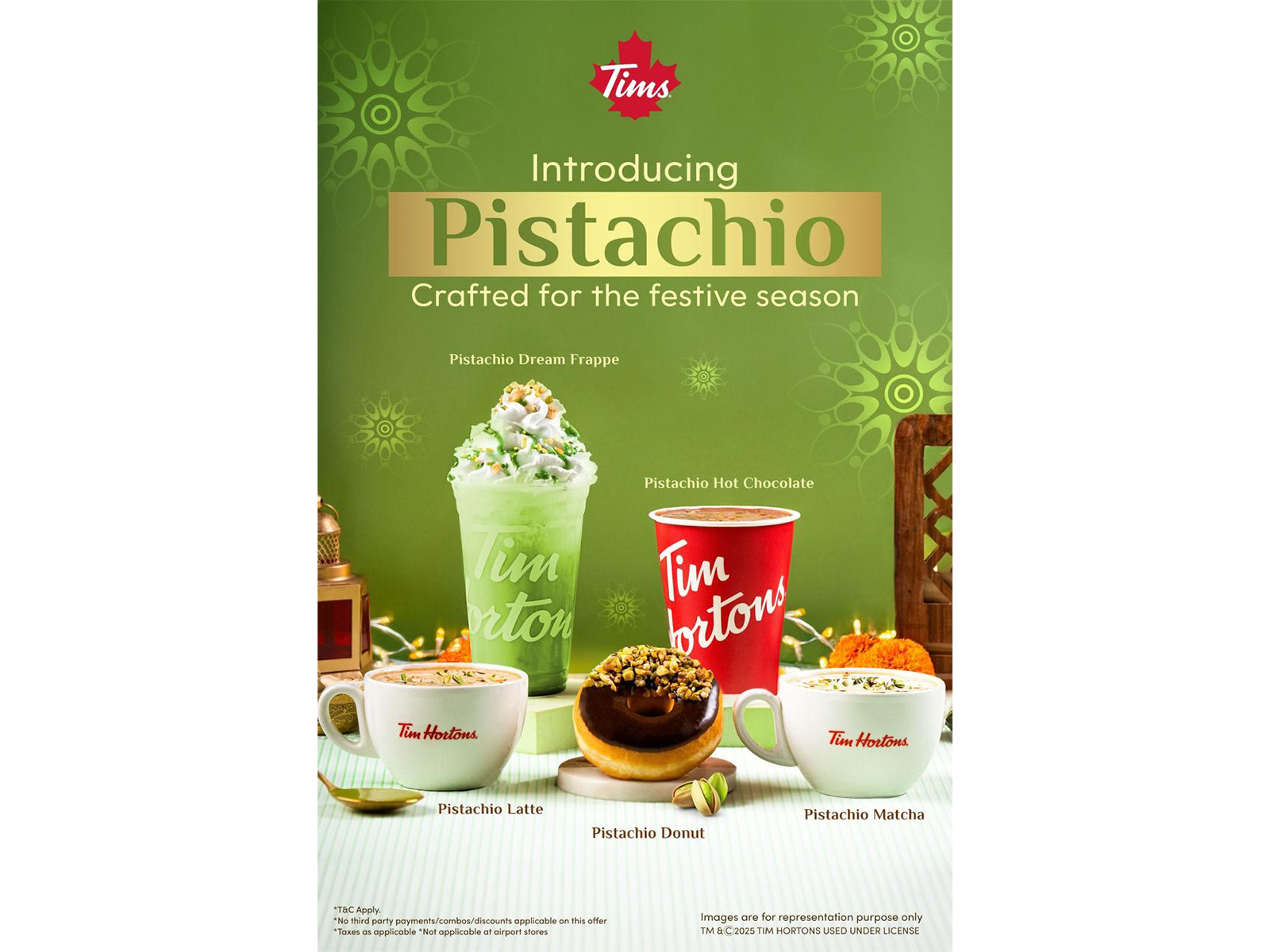 Tim Hortons® India Brings Pistachio to Your Festive Celebrations Tim Hortons® India Brings Pistachio to Your Festive Celebrations