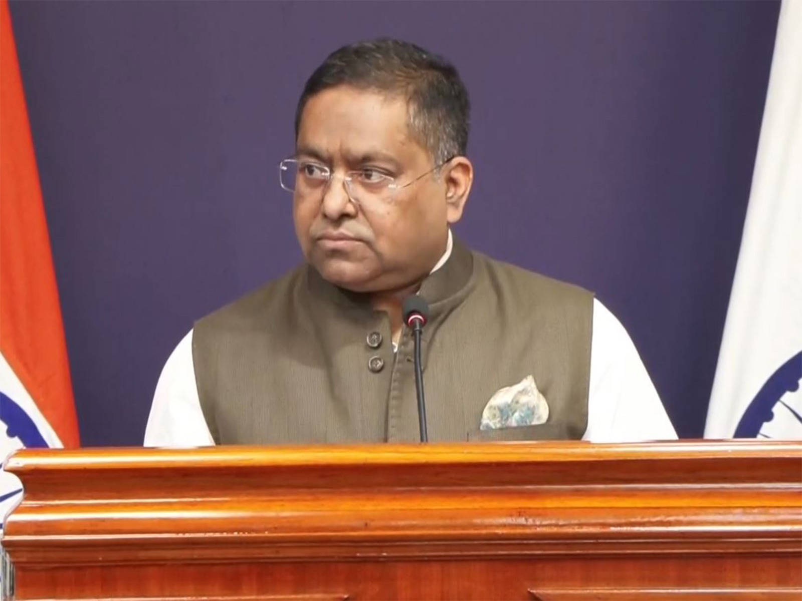 MEA Official Spokesperson Randhir Jaiswal (Photo/ANI)