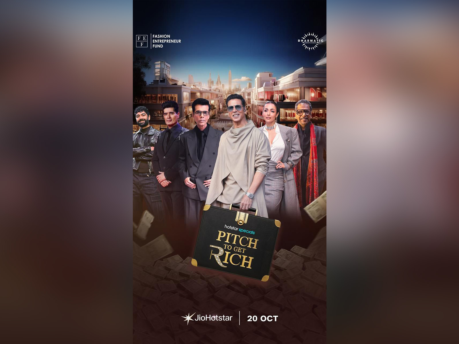 Poster of 'Pitch to Get Rich' (Image source:  JioHotstar )