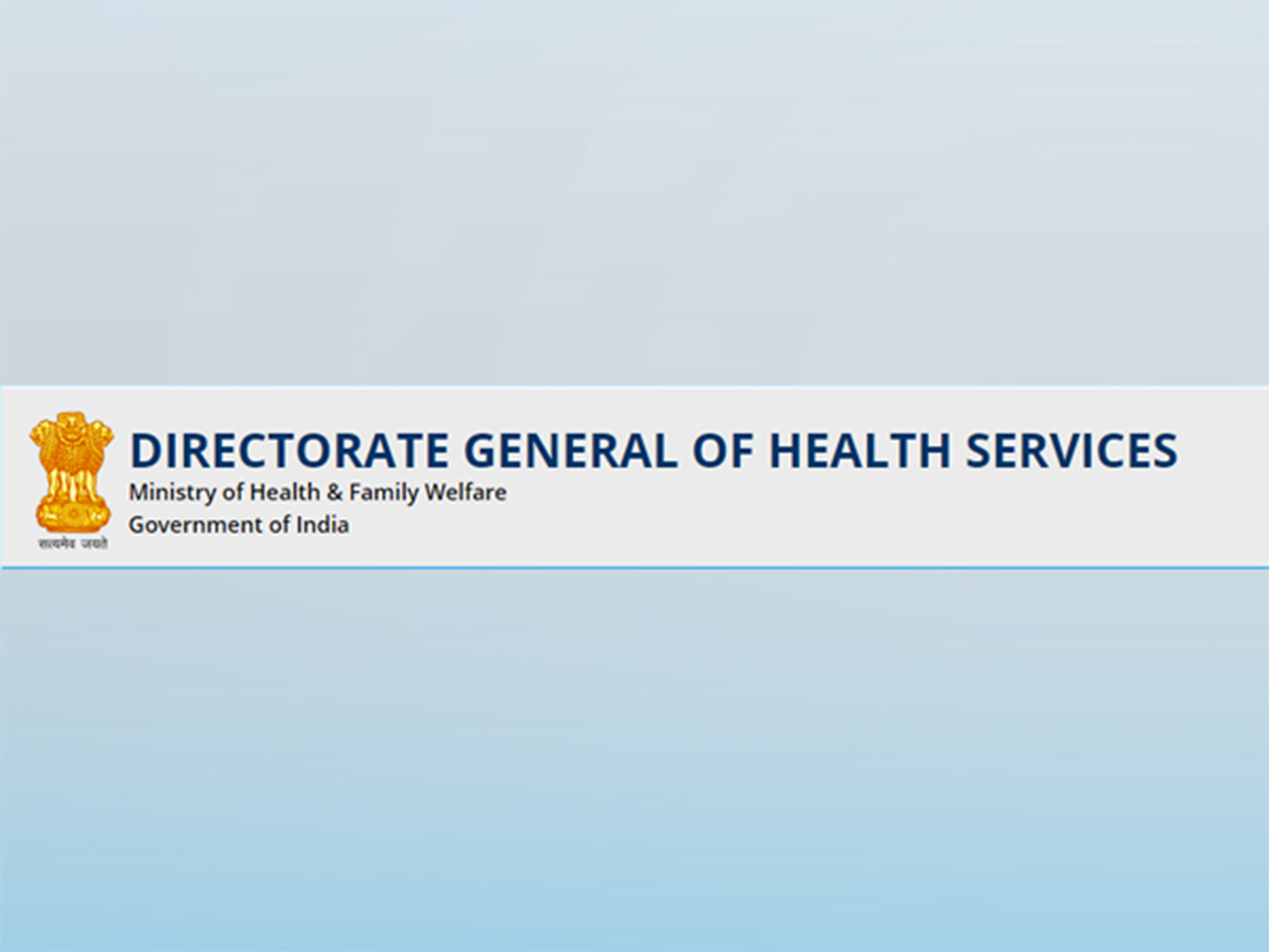 Directorate General of Health Services logo (Photo/ANI)