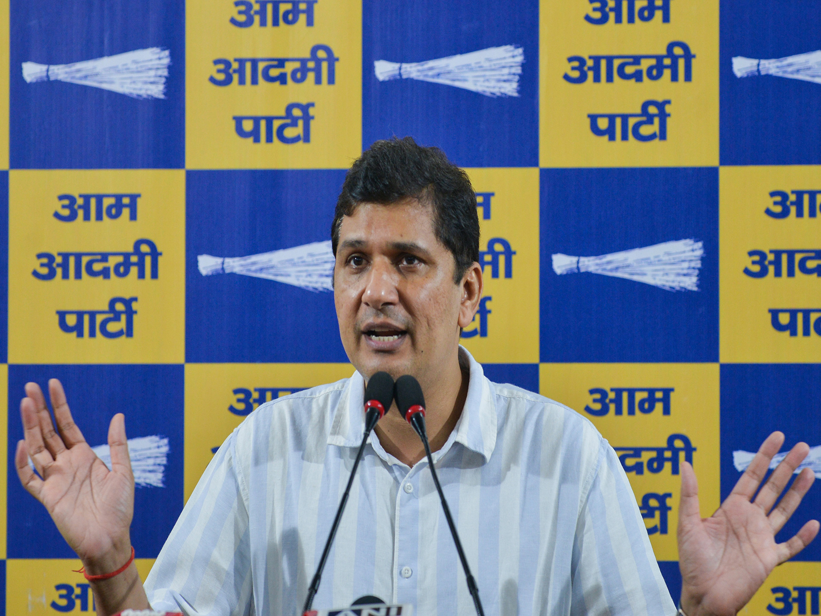 AAP leader Saurabh Bharadwaj (File Photo/ANI)