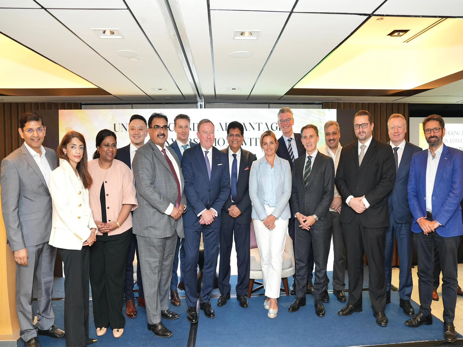 Union Minister Piyush Goyal along with industrialists during Singpore visit (Photo/X/@PiyushGoyal) Union Minister Piyush Goyal along with industrialists during Singpore visit (Photo/X/@PiyushGoyal)