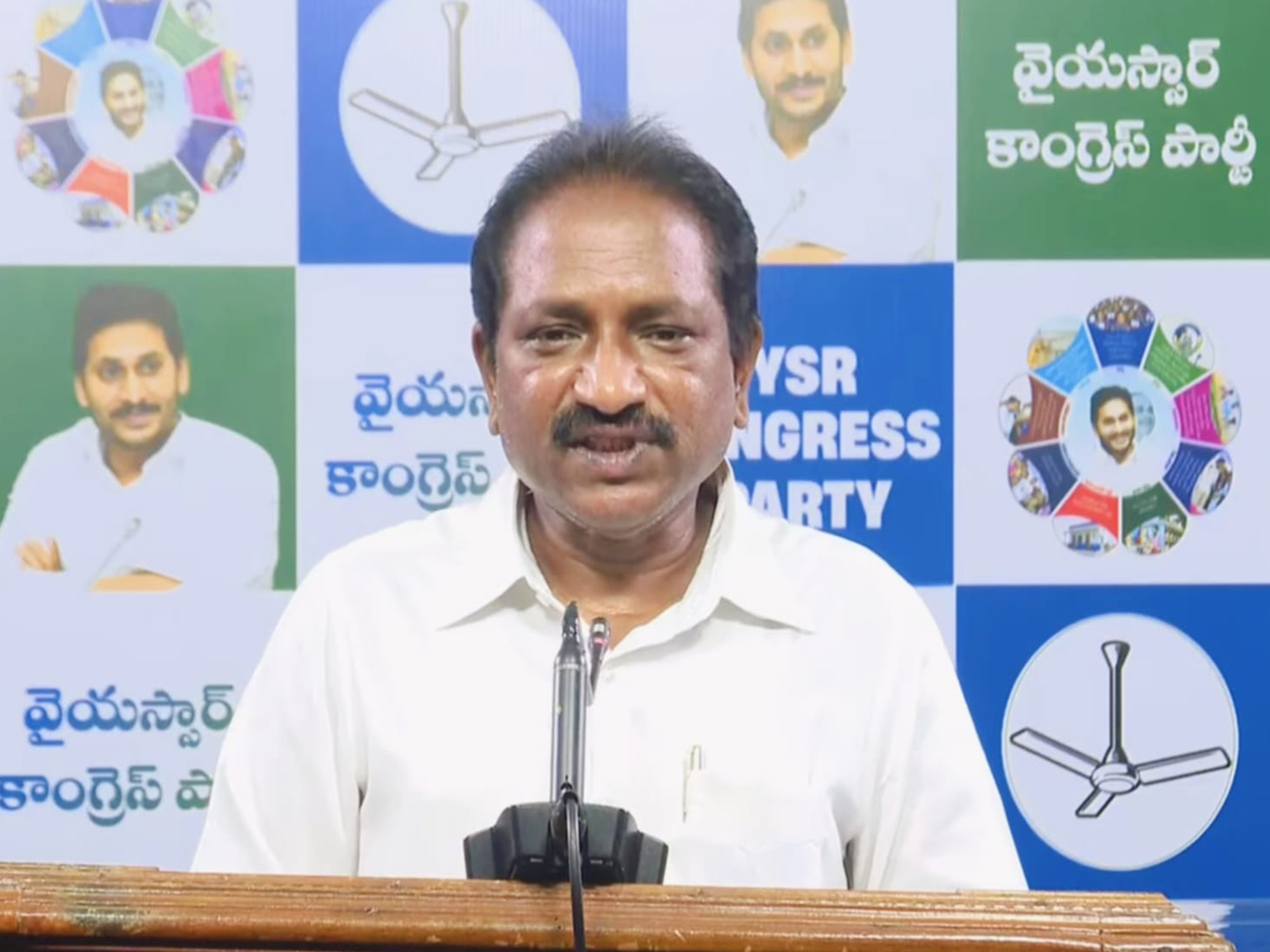 YSRCP SC Cell Working President Kommuuri Kanaka Rao. (Photo/ANI) YSRCP SC Cell Working President Kommuuri Kanaka Rao. (Photo/ANI)