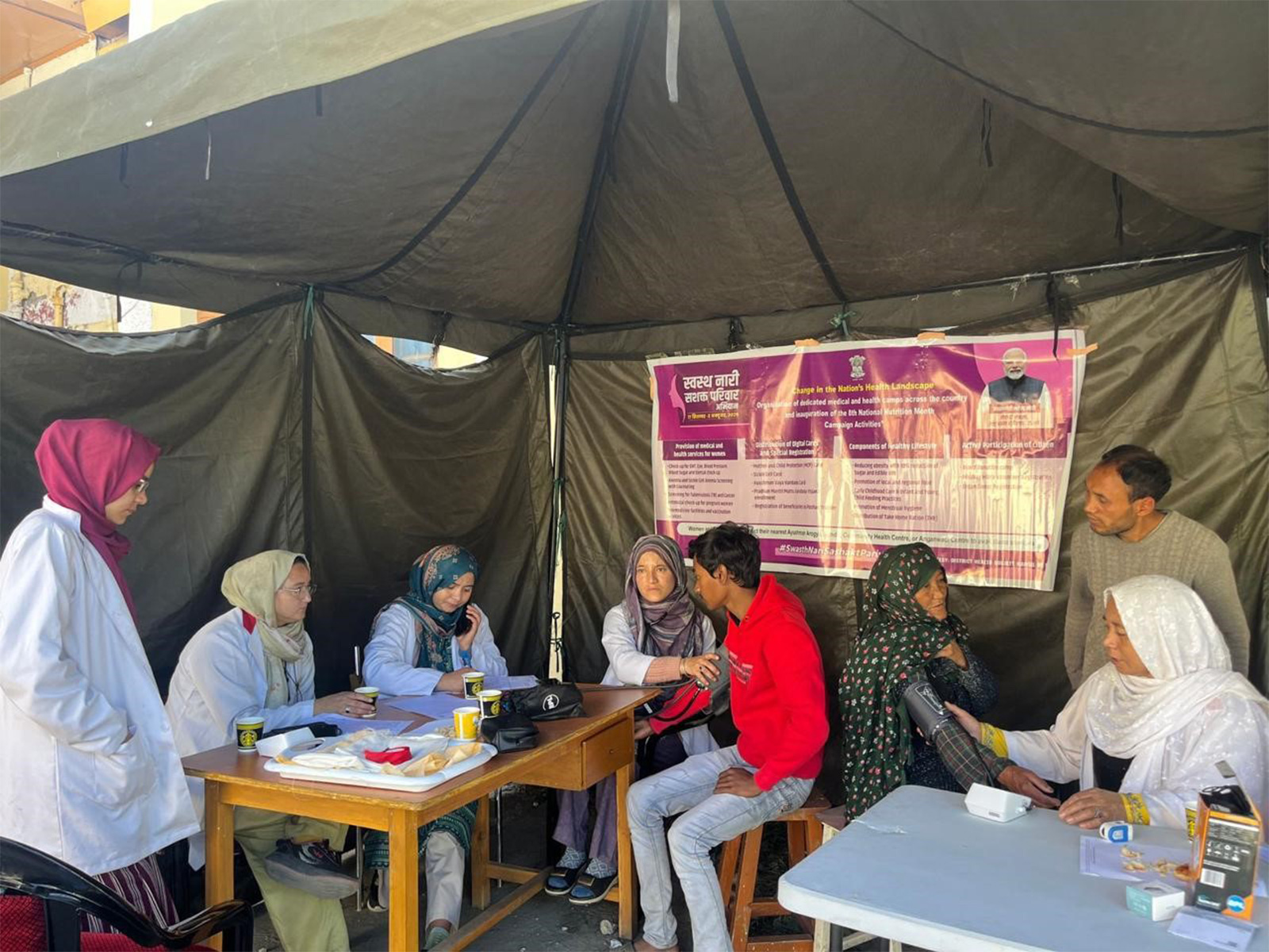 Swasth Nari Sashakt Parivar Abhiyaan marks largest ever health outreach in India. (Photo/PIB)