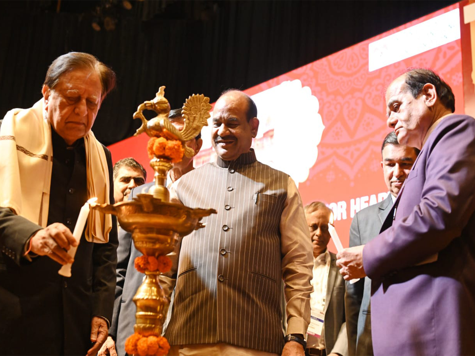 Lok Sabha Speaker Om Birla inaugurated the 6th Annual Conference of the Indian Society for Heart and Lung Transplantation (Photo/X:@ombirlakota)