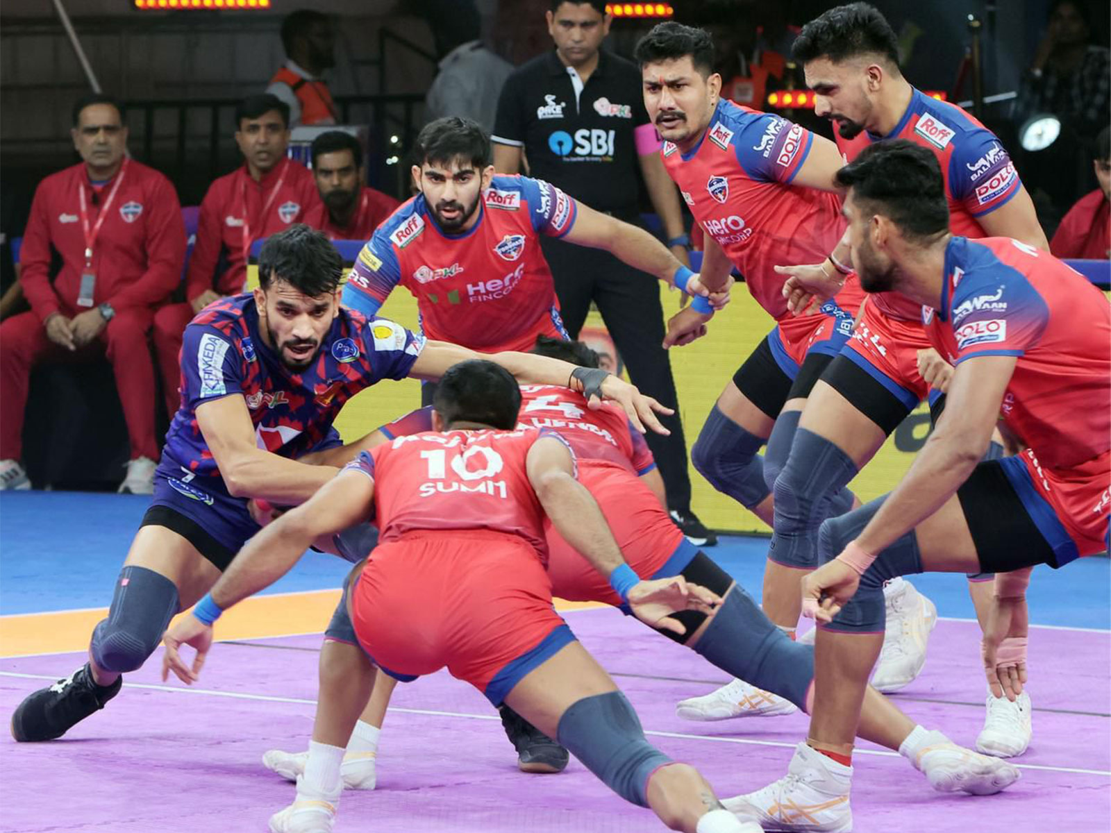 Players in action during the match (Photo/ANI)