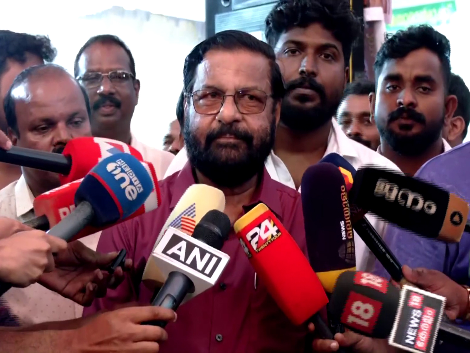 Former Kerala Devaswom Minister Kadakampally Surendran (Photo/ANI)