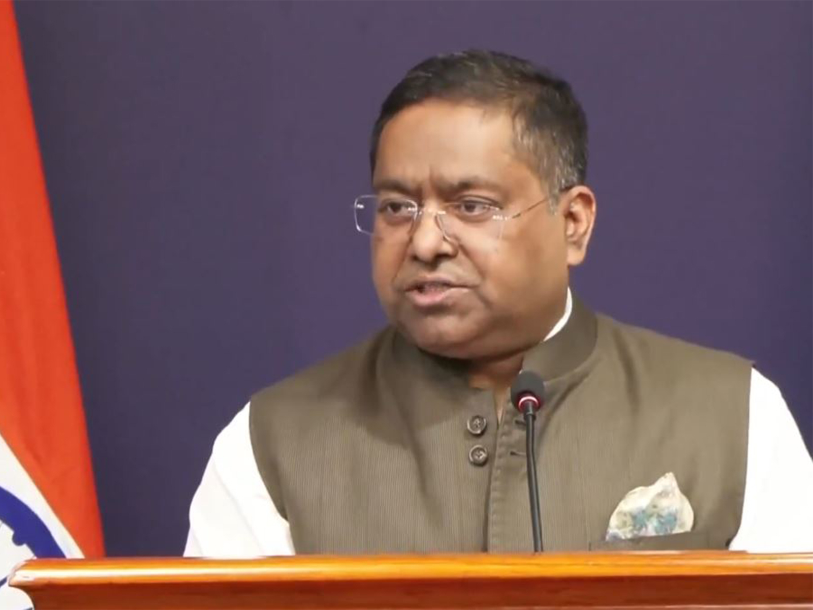 Ministry of External Affairs spokersperson Randhir Jaiwal (Photo/ANI) Ministry of External Affairs spokersperson Randhir Jaiwal (Photo/ANI)