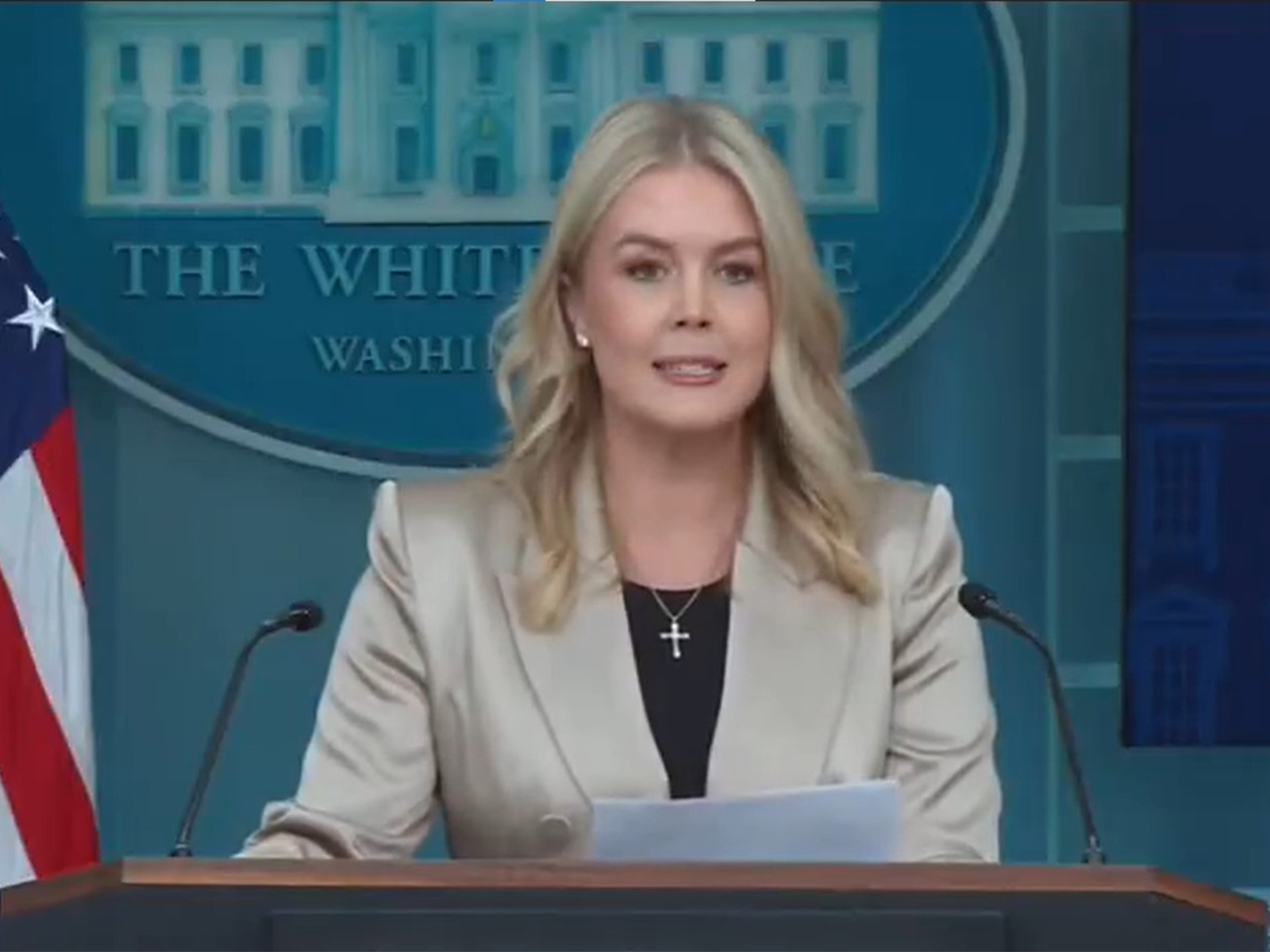 White House Press Secretary Karoline Leavitt (Photo/White House/YouTube)