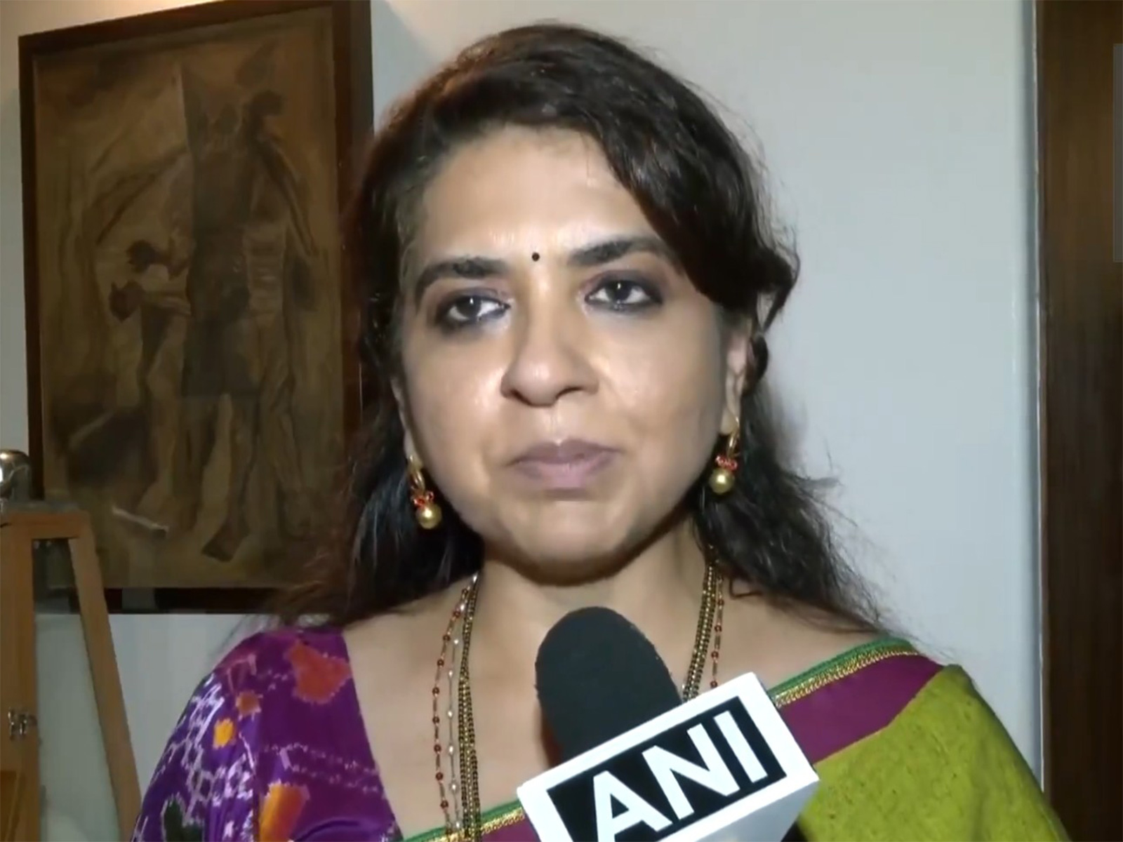 Shiv Sena leader Shaina NC (Photo/ANI)