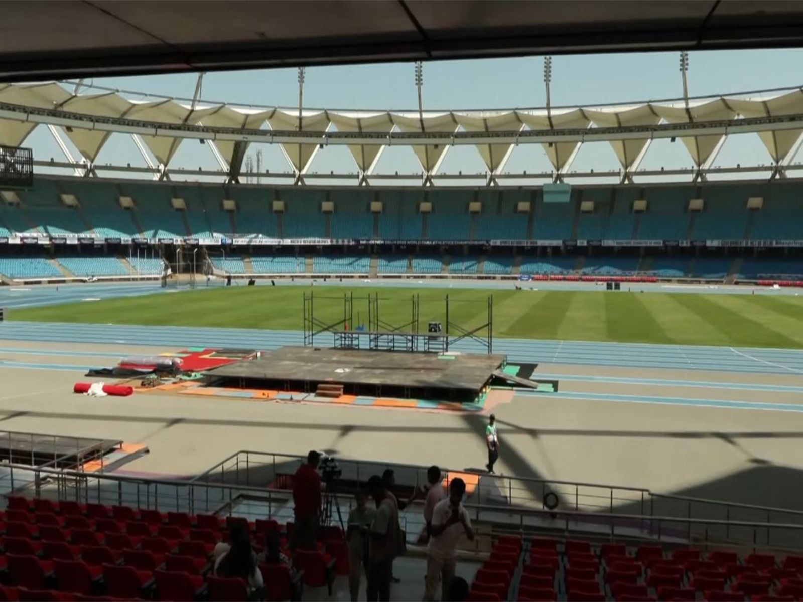 Jawaharlal Nehru Stadium. (File Photo: ANI) Jawaharlal Nehru Stadium. (File Photo: ANI)