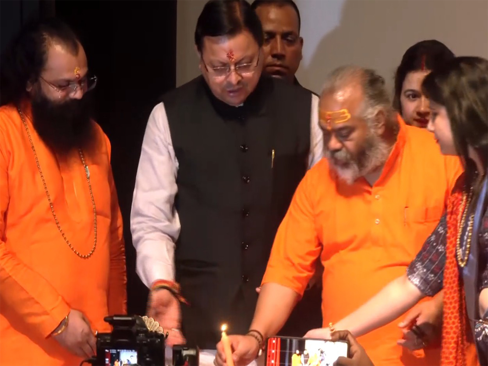 CM Pushkar Singh Dhami attends felicitation program at Doon Medical College (Photo/ANI)