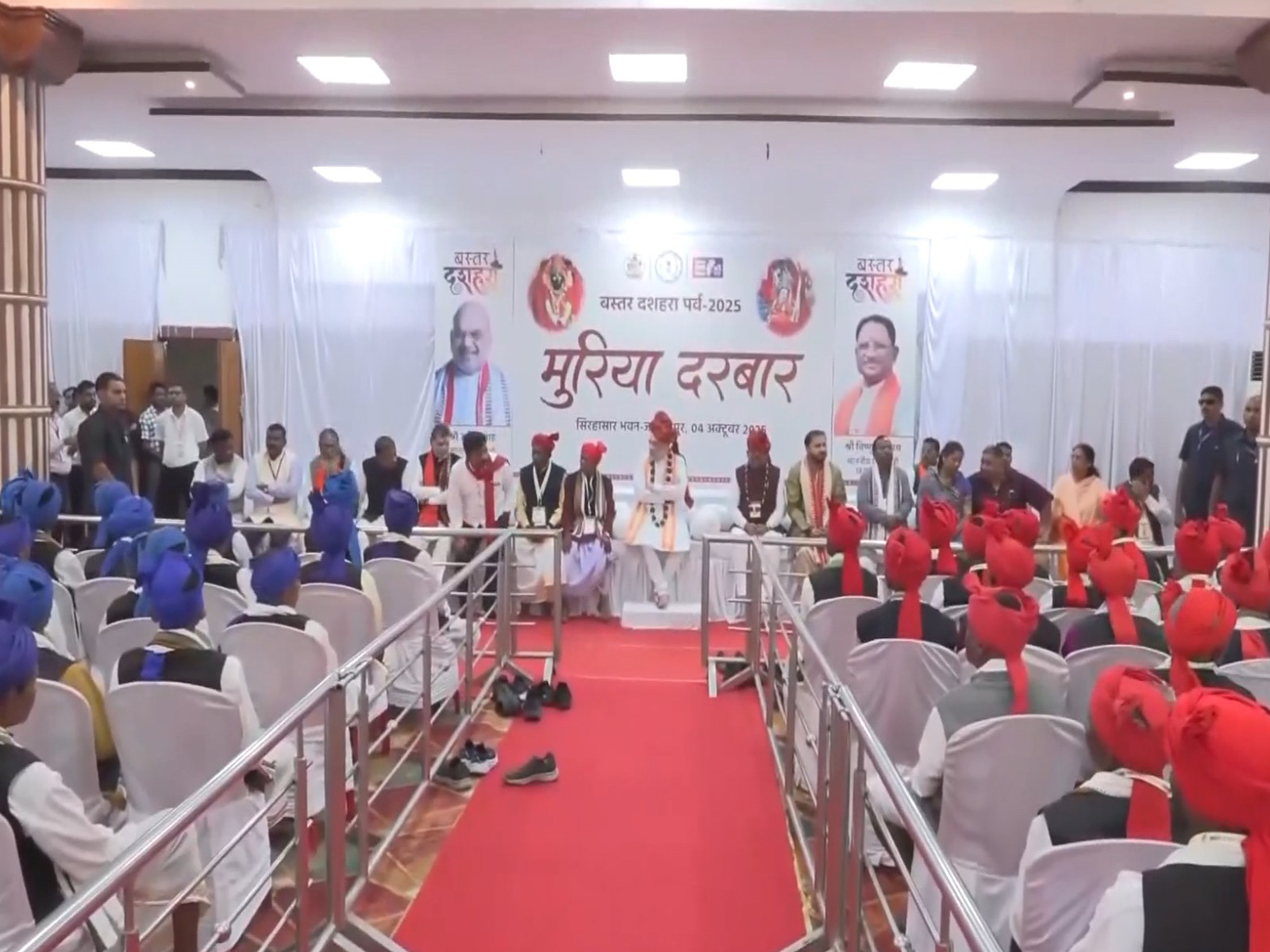 Union Home Minister Amit Shah attends Muriya Darbar in Jagdalpur (Photo/ANI)