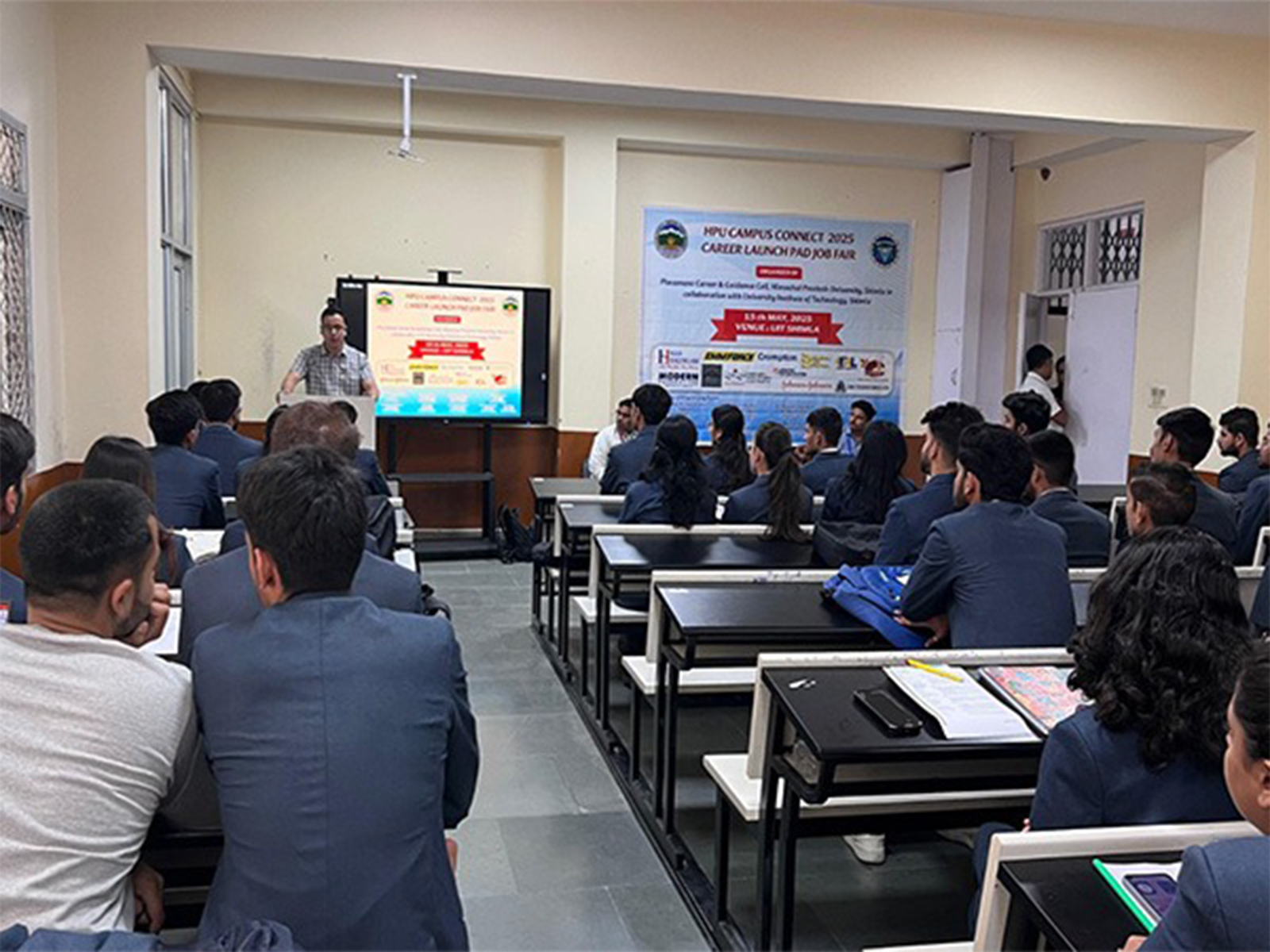 Students at an event in Himachal Pradesh University. (File photo/ANI)