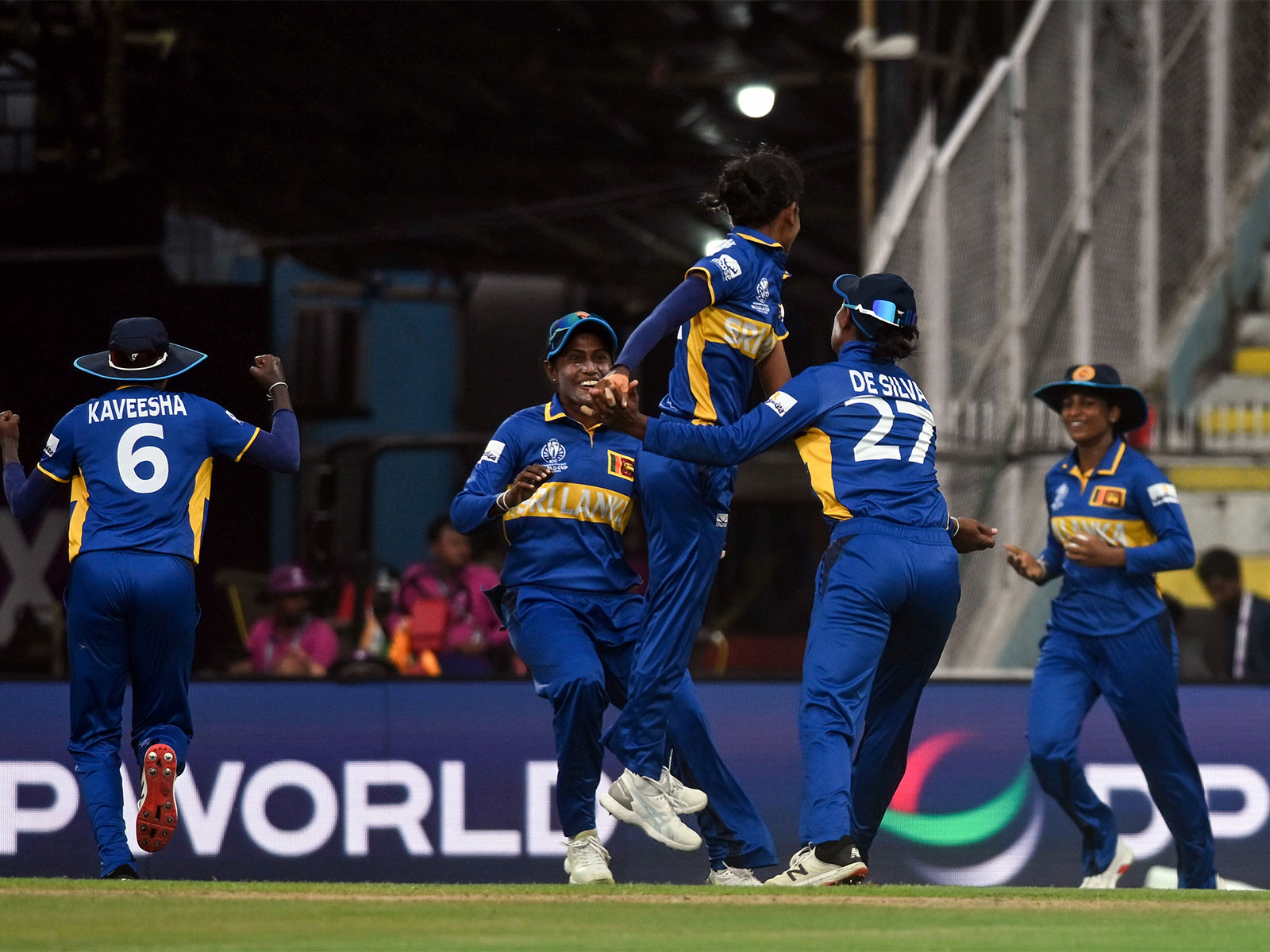 Sri Lanka team (Photo: ANI)