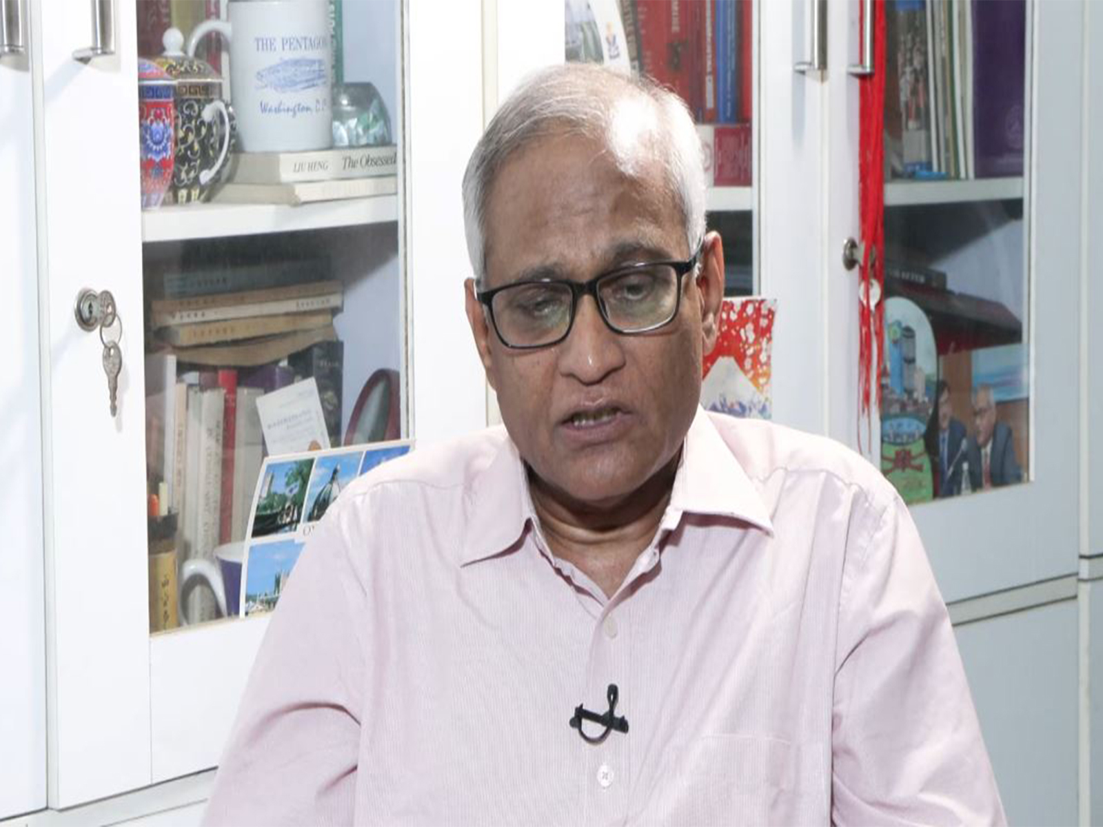 Professor Srikanth Kondapalli, Chinese Studies expert at JNU (Photo/ANI)