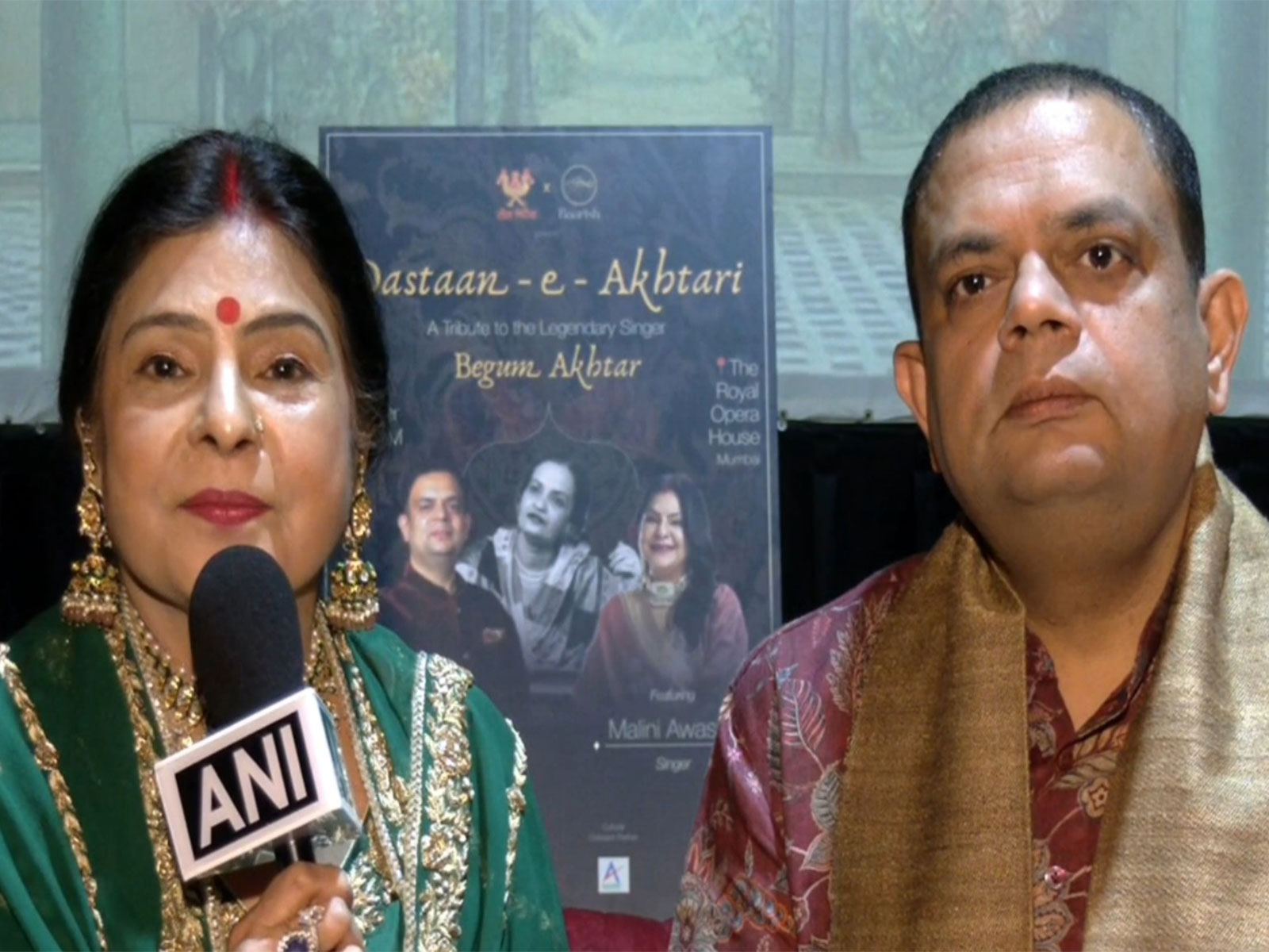 Singer Malini Awasthi and Yatindra Mishra (Photo: ANI) Singer Malini Awasthi and Yatindra Mishra (Photo: ANI)