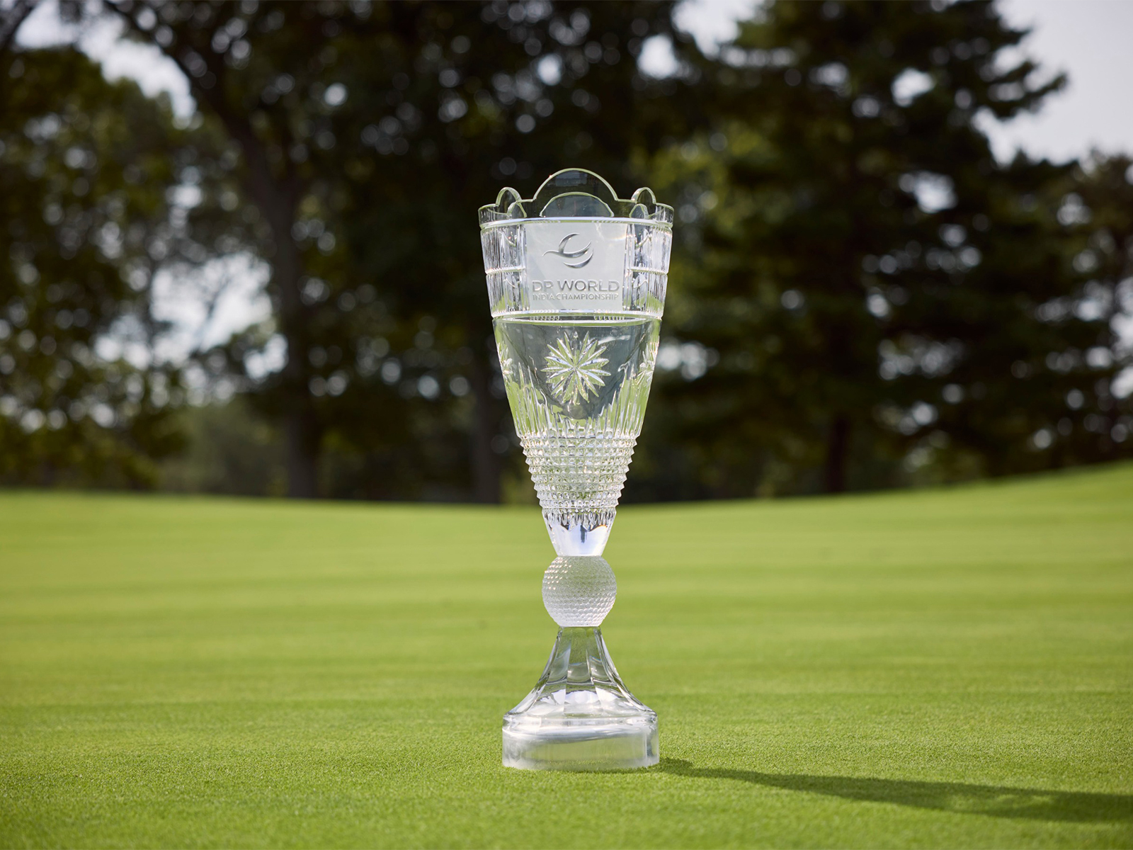 India Championship's Lotus Trophy. (Photo: India Championship/DP World)