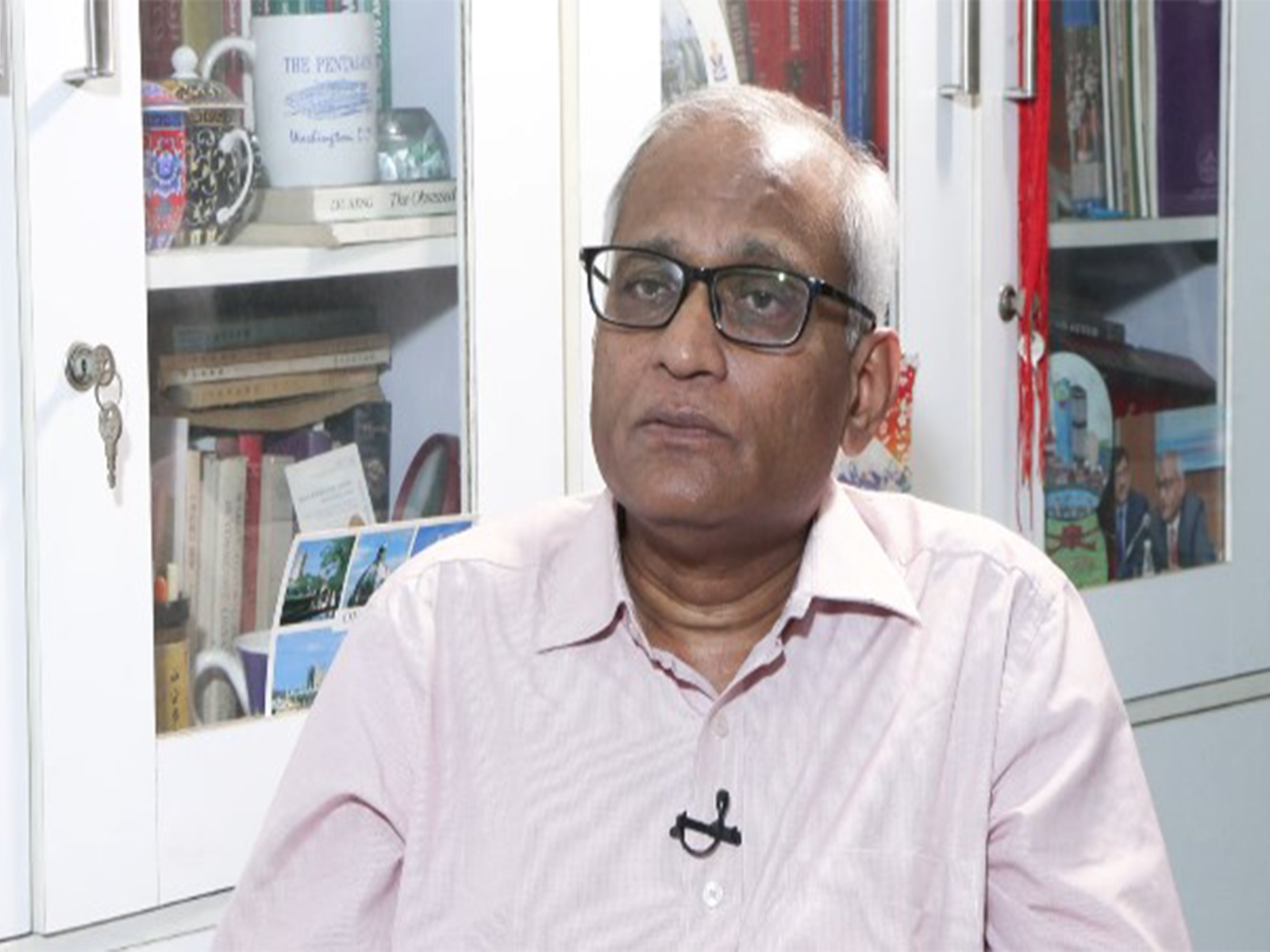 Jawaharlal Nehru University (JNU) Professor and Chinese studies expert Srikanth Kondapalli (Photo/ANI)