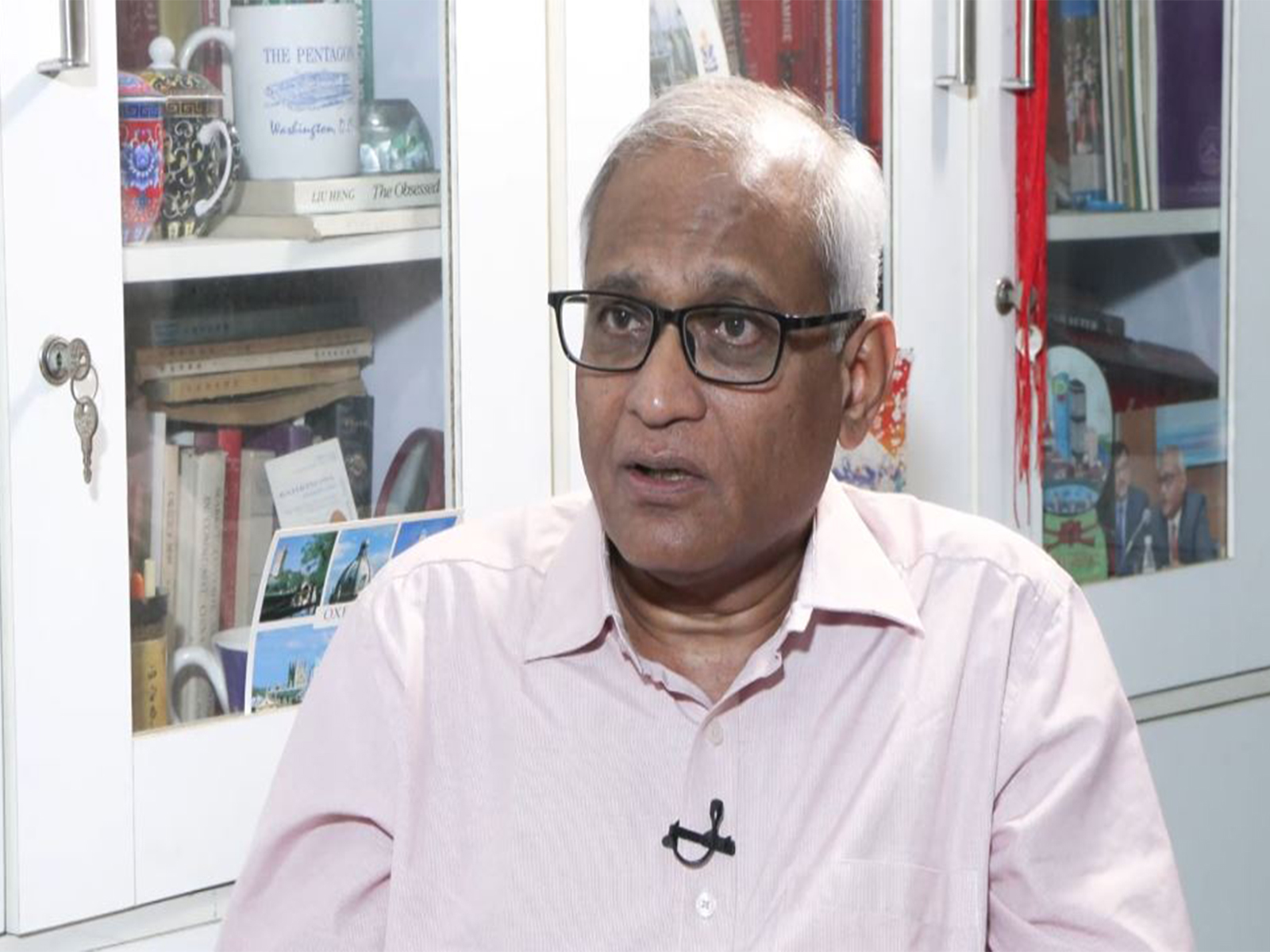 Professor Srikanth Kondapalli, Chinese Studies Expert at JNU (Photo/ANI)  