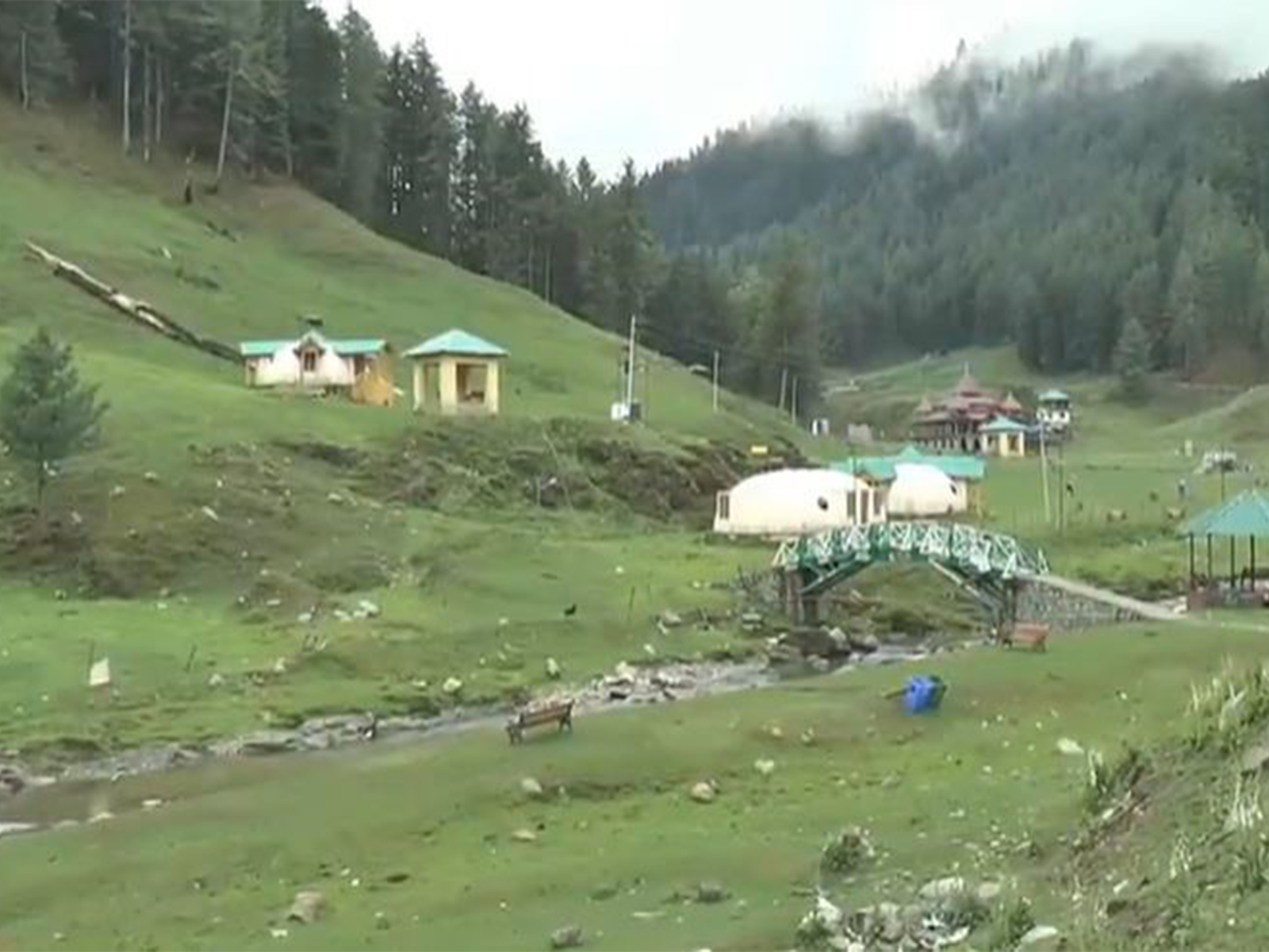 Tourist spots in Bhaderwah continue to remain empty (Photo/ANI)