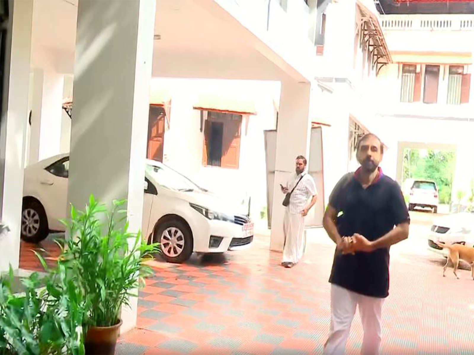 Unnikrishnan Potty appears before Devaswom Vigilance for questioning (Photo/ANI)