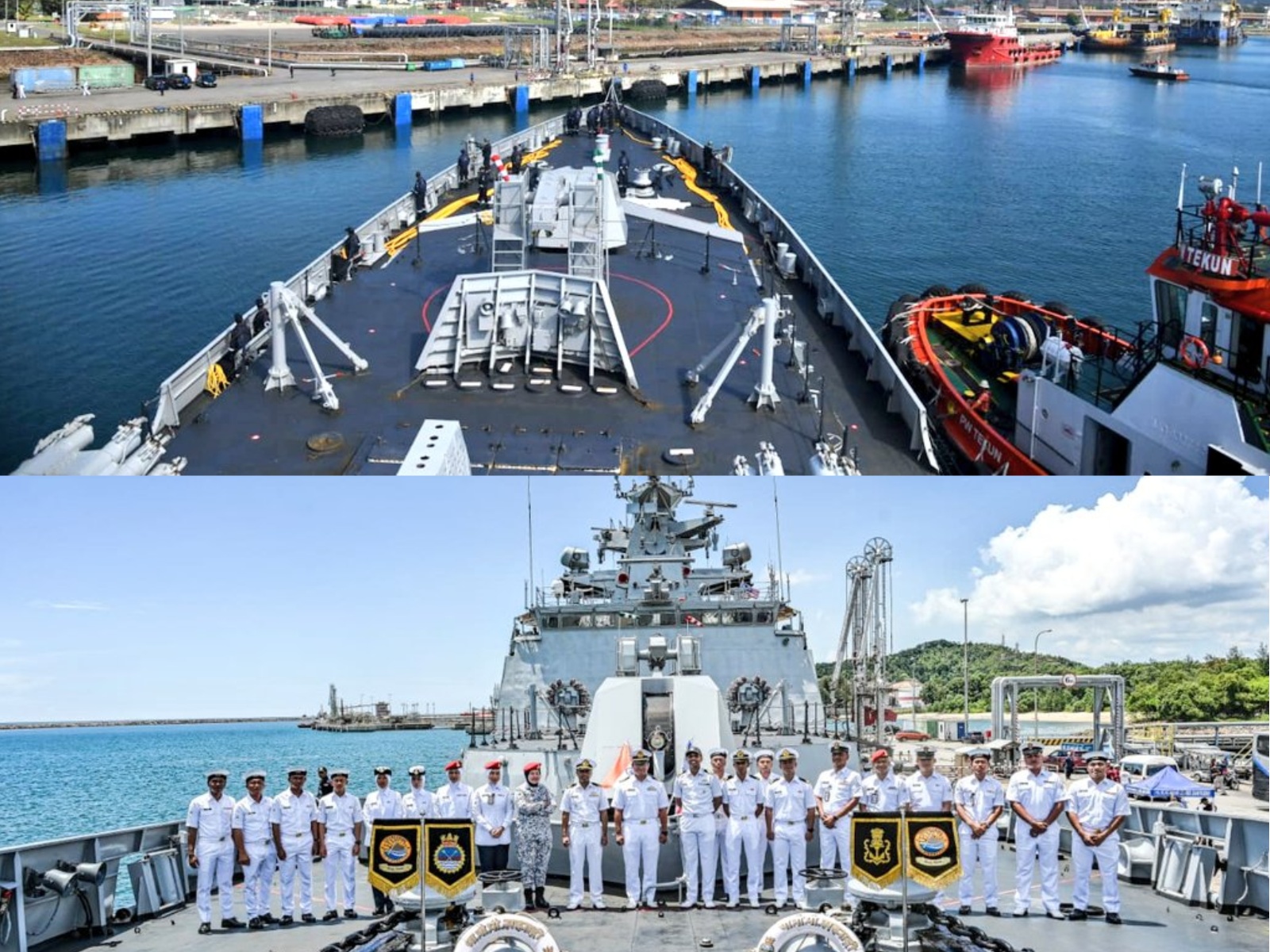 This is the third visit by INS Sahyadri to Malaysia (Photo/ PIB)