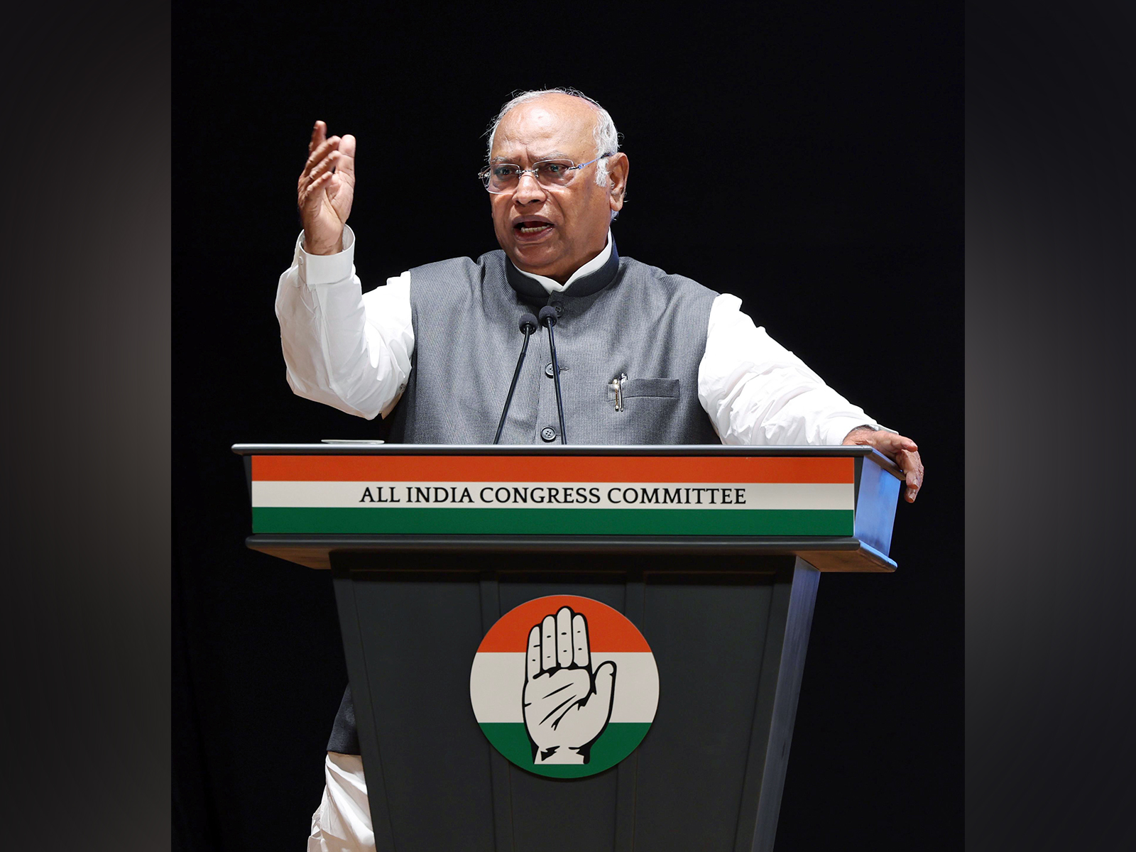 Congress chief Mallikarjun Kharge (Photo/ANI)