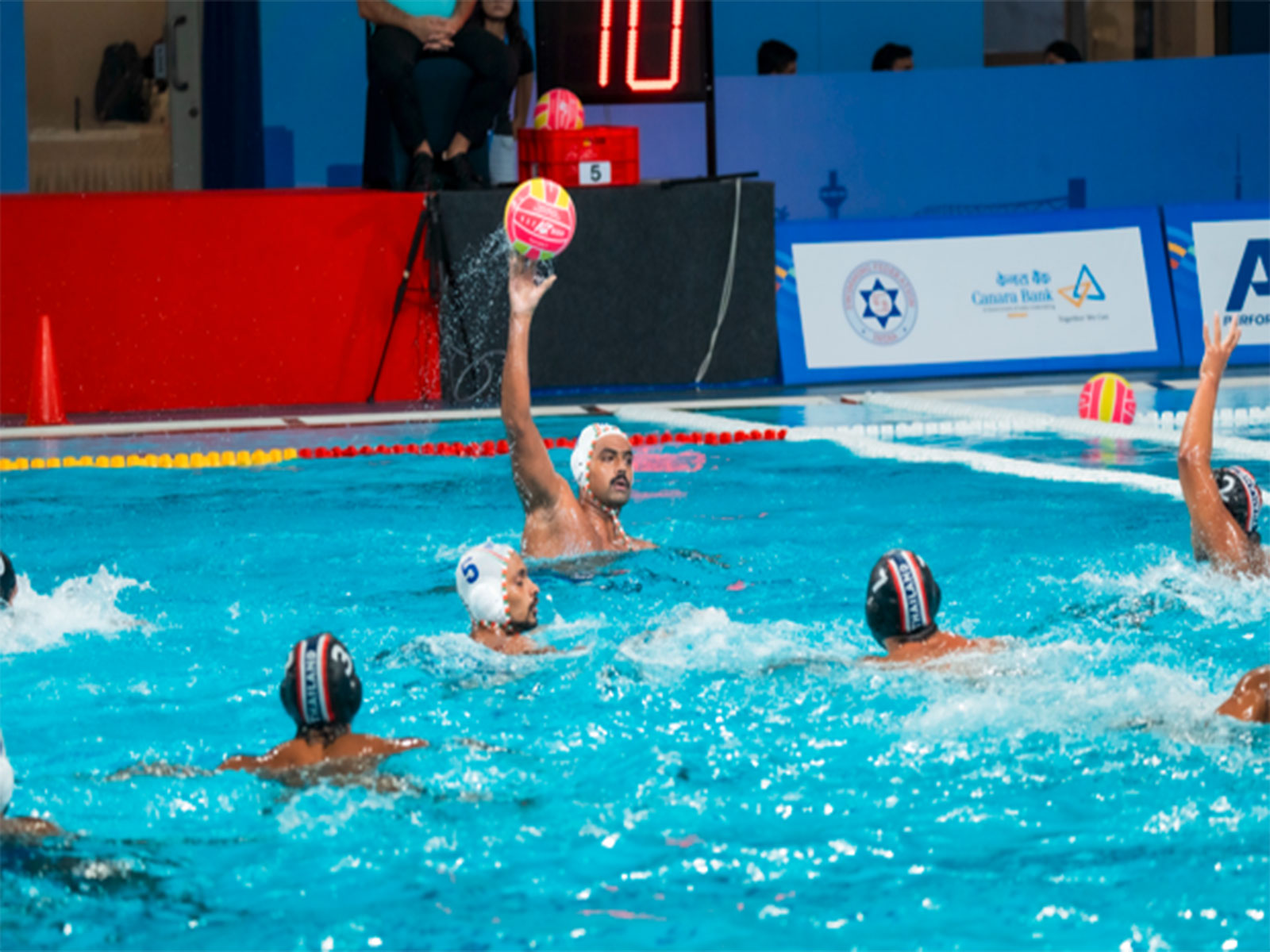 India in action against Thailand. (Photo: SFI)