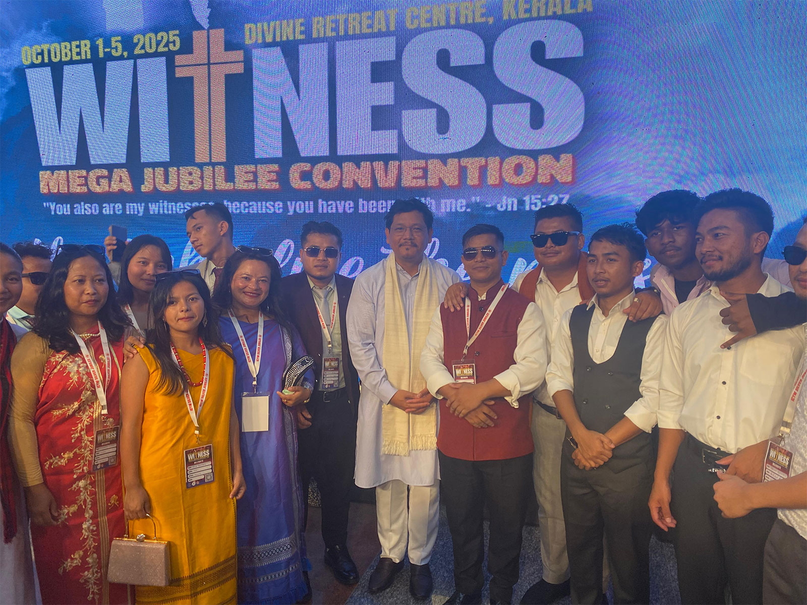 Meghalaya CM Conrad Sangma attends Indian Catholic Youth Movement Silver Jubilee celebrations in Kerela (Photo/Meghalaya CMO)