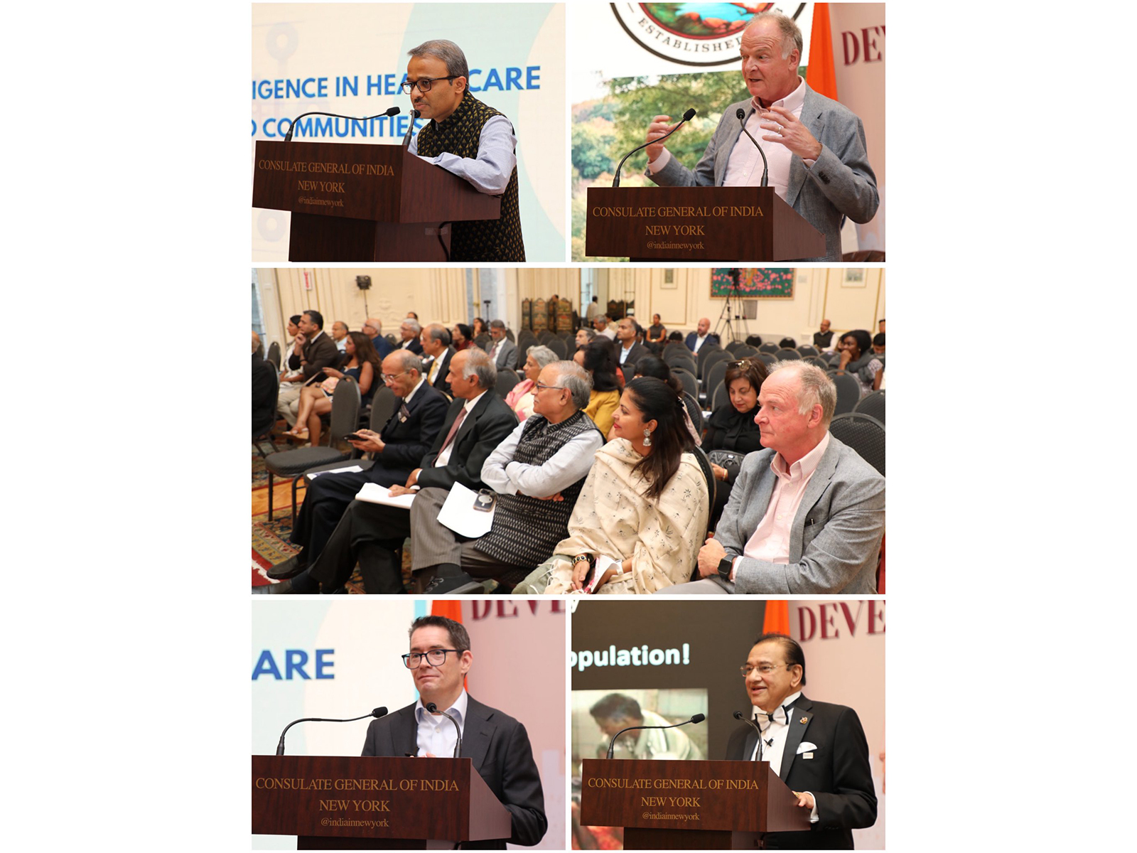 Session on the role of AI in healthcare at Indian Consulate in New York (Image/X@IndiainNewYork)