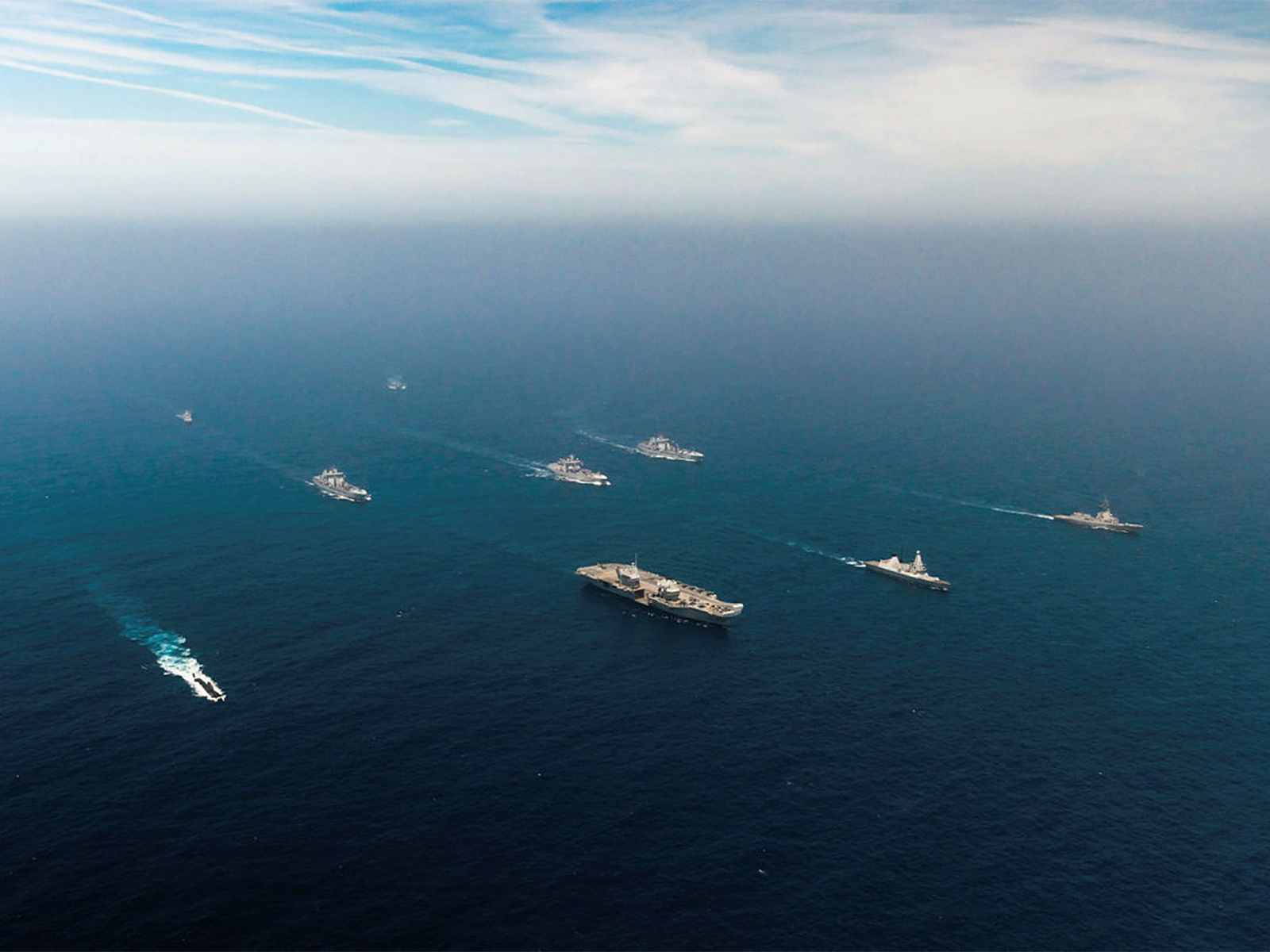 UK Fleet in Exercise Konkan (Photo/X@UKDefenceIndia) UK Fleet in Exercise Konkan (Photo/X@UKDefenceIndia)